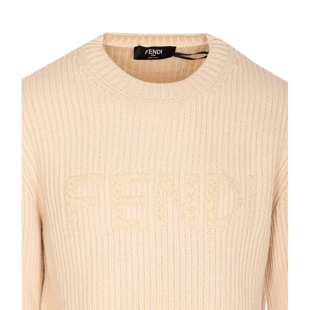 Fendi Men Maxi Lettering Fendi Logo Sweater