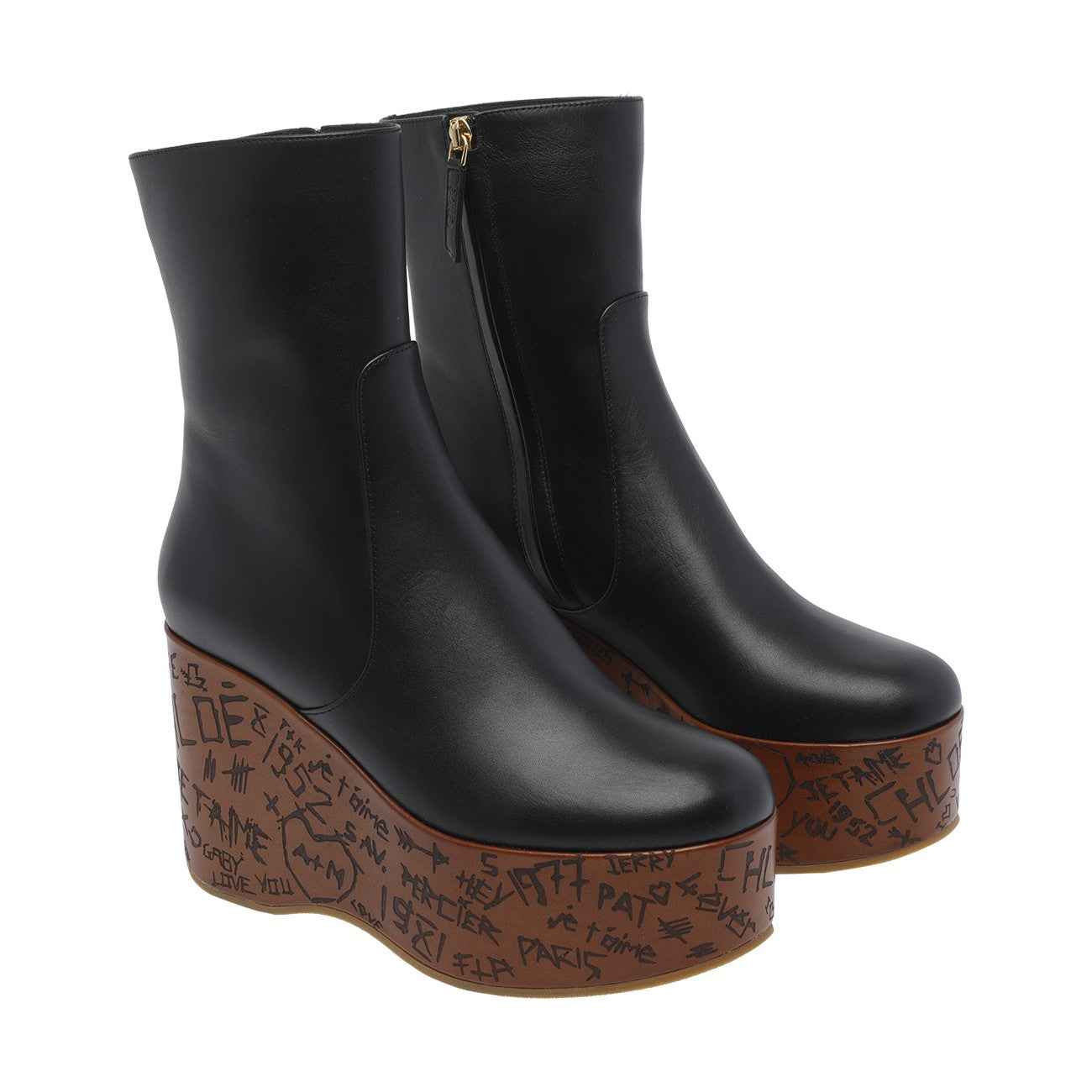 Chloe' Women Maxime Wedge Booties CHLOE