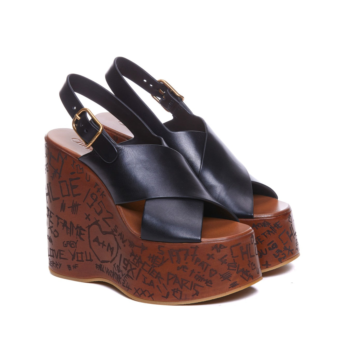 Chloe' Women Maxime Wedges Sandals CHLOE