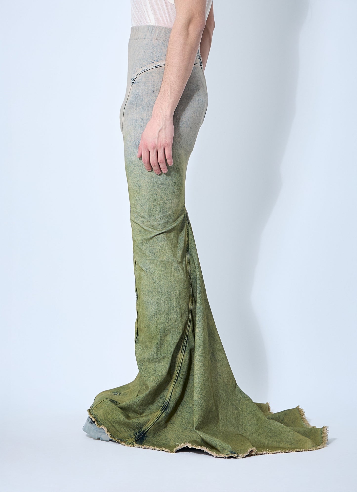 Moncler X Rick Owens Women Acid Degrade Al Maxi Skirt Moncler x Rick Owens