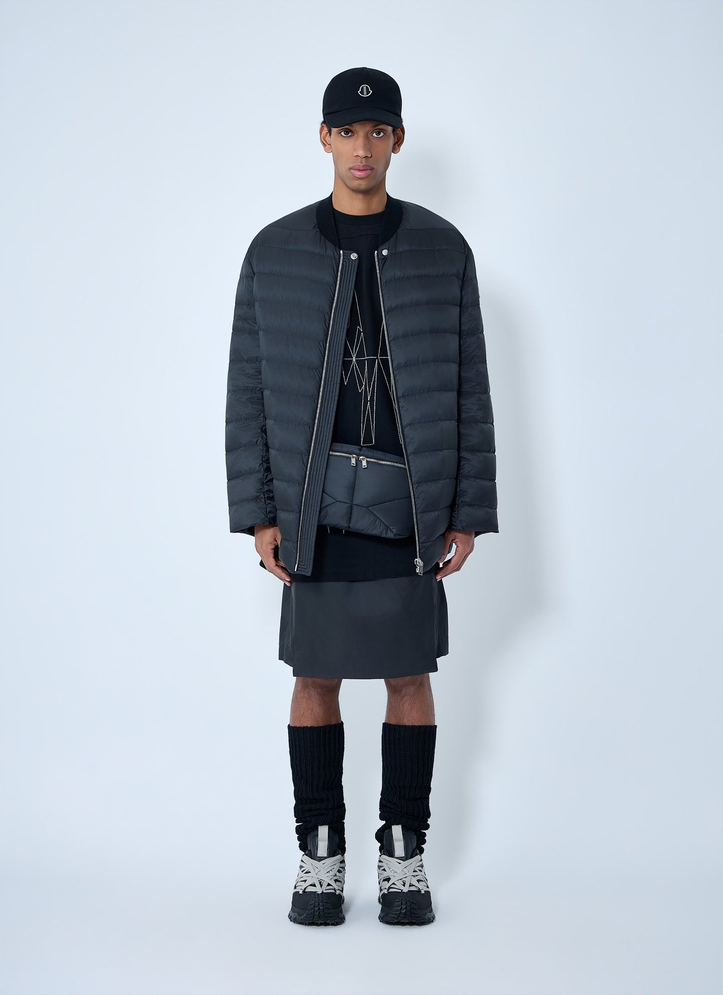 Moncler + Rick Owens Men Flight Parka Bomber Jacket MONCLER