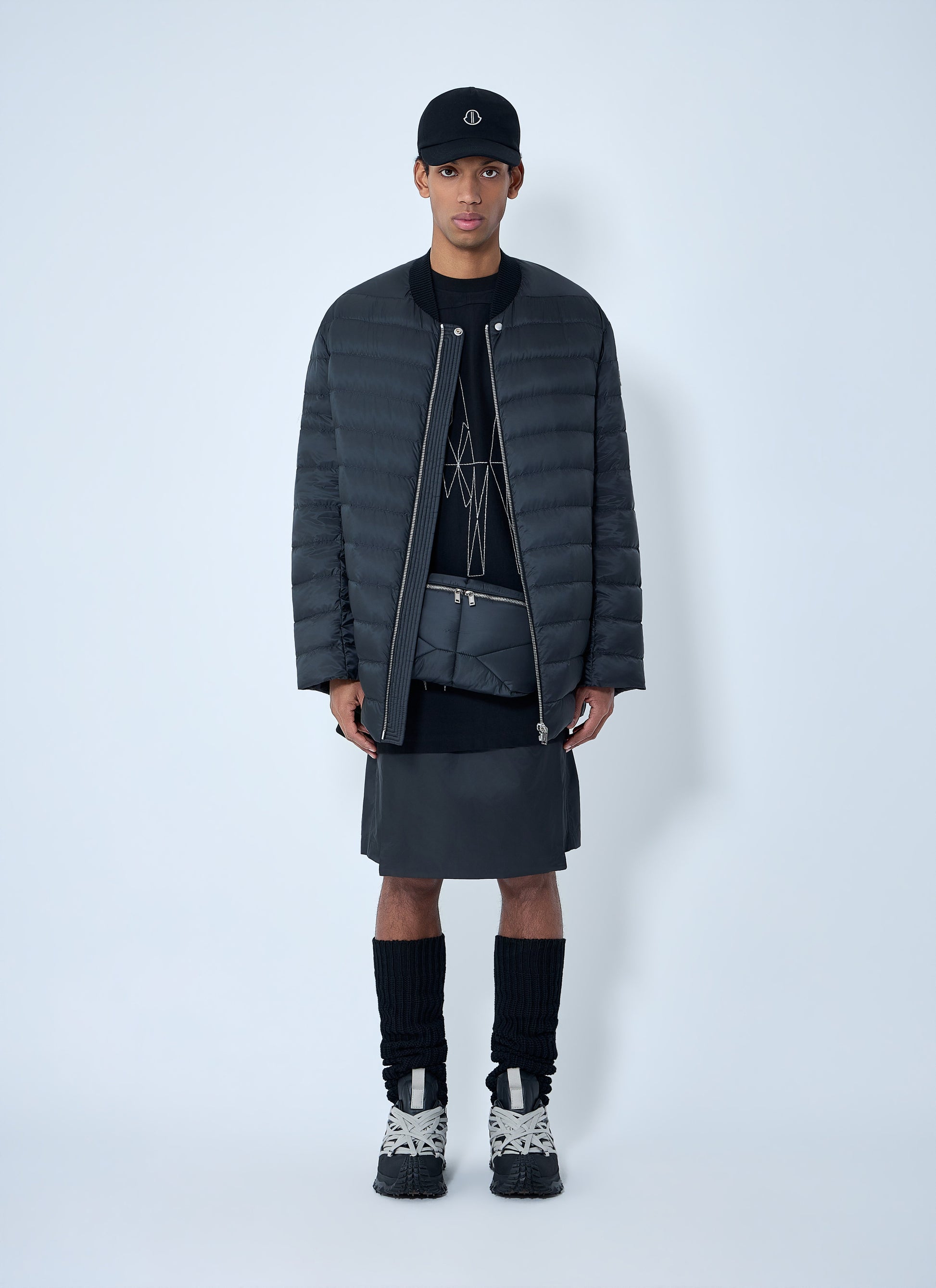 Moncler + Rick Owens Men Flight Parka Bomber Jacket MONCLER