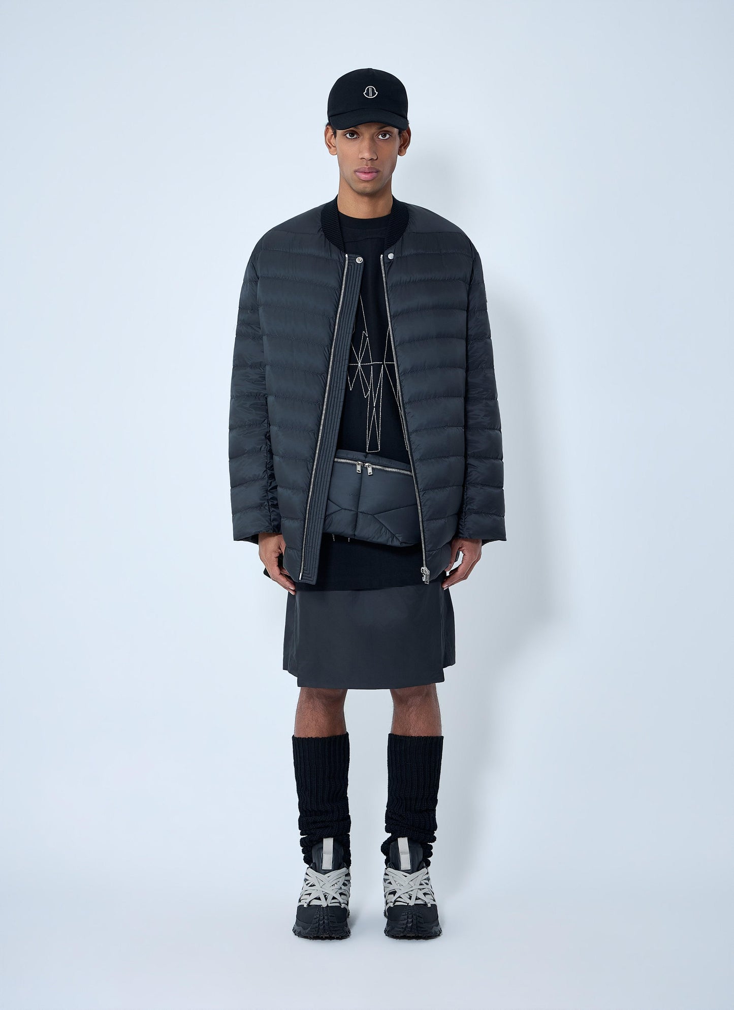 Moncler + Rick Owens Men Flight Parka Bomber Jacket MONCLER