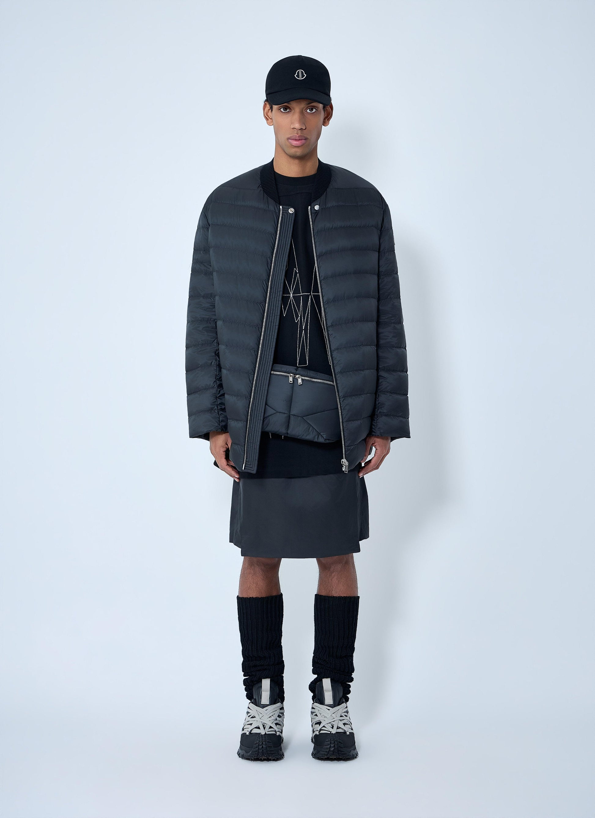 Moncler + Rick Owens Men Flight Parka Bomber Jacket MONCLER