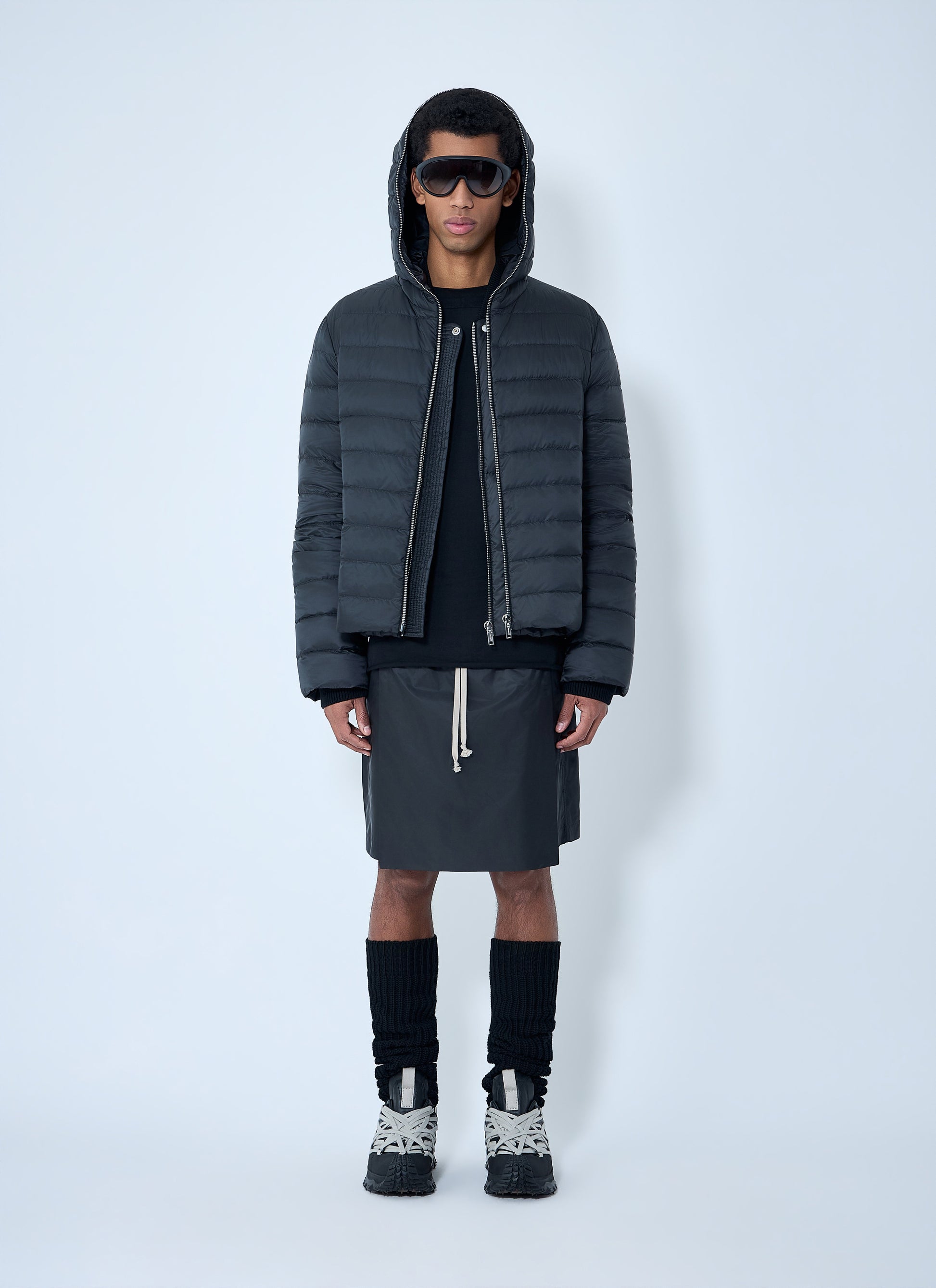 Moncler + Rick Owens Women Hooded Quilted Jacket MONCLER