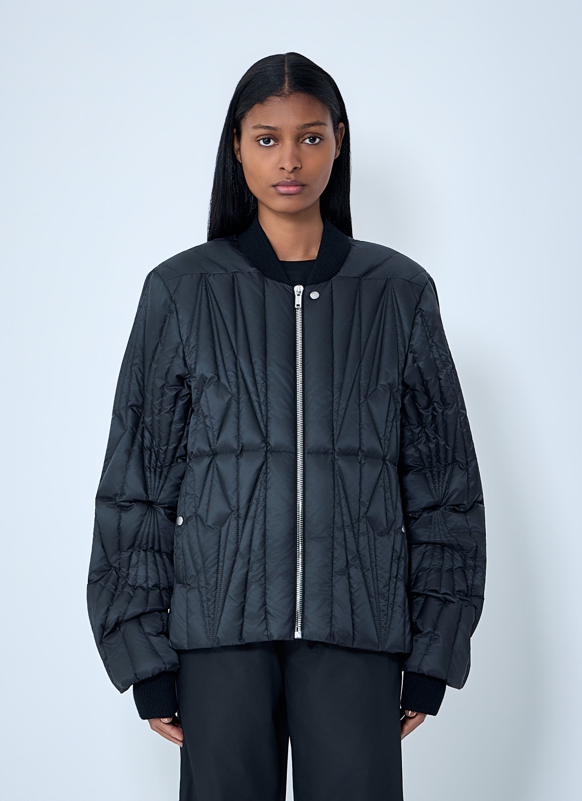 Moncler + Rick Owens Women Geocamo Flight Bomber Jacket MONCLER