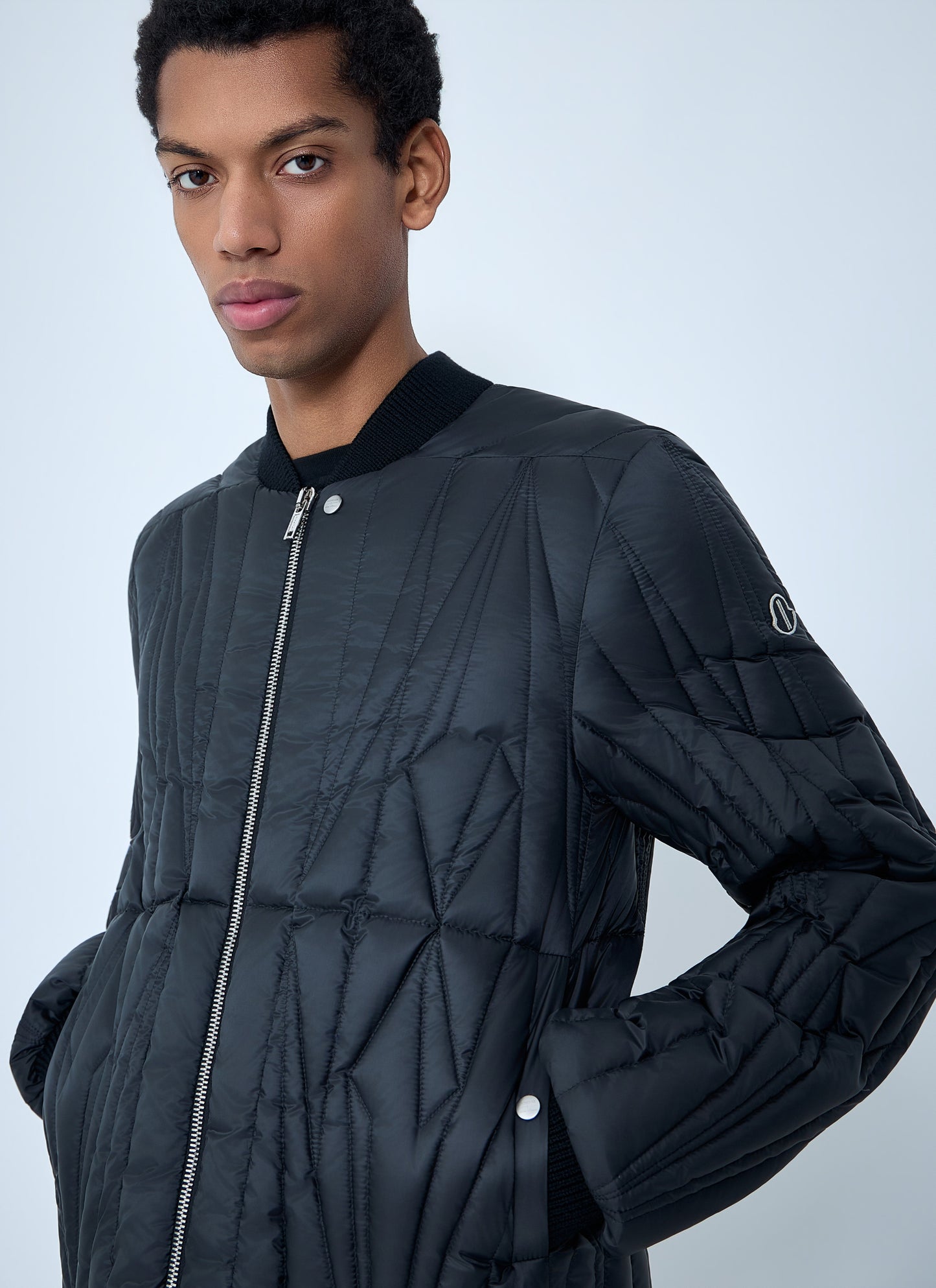Moncler + Rick Owens Men Geocamo Flight Bomber Jacket MONCLER