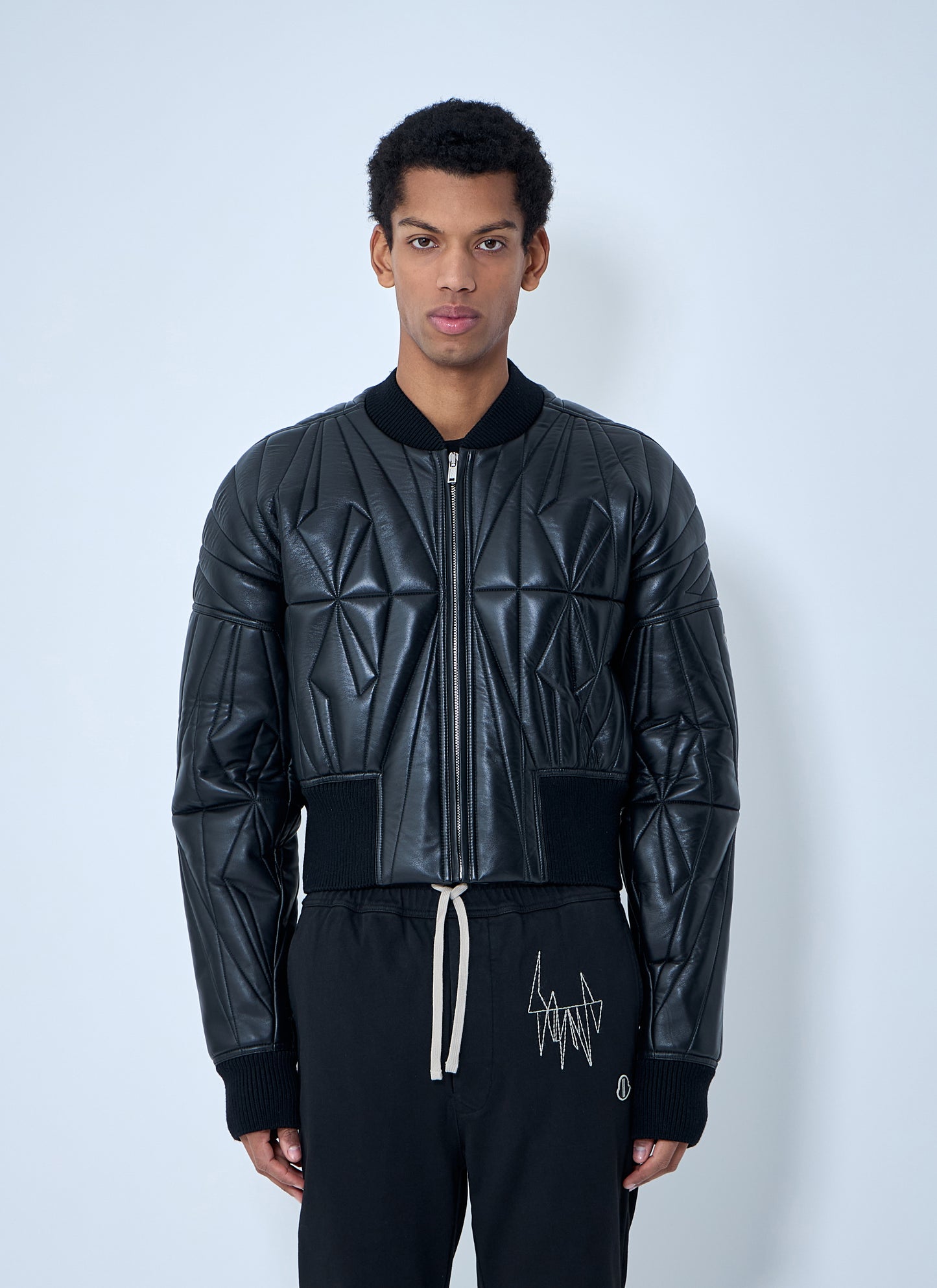 Moncler + Rick Owens Women Geocamo Cropped Quilted Bomber Jacket MONCLER
