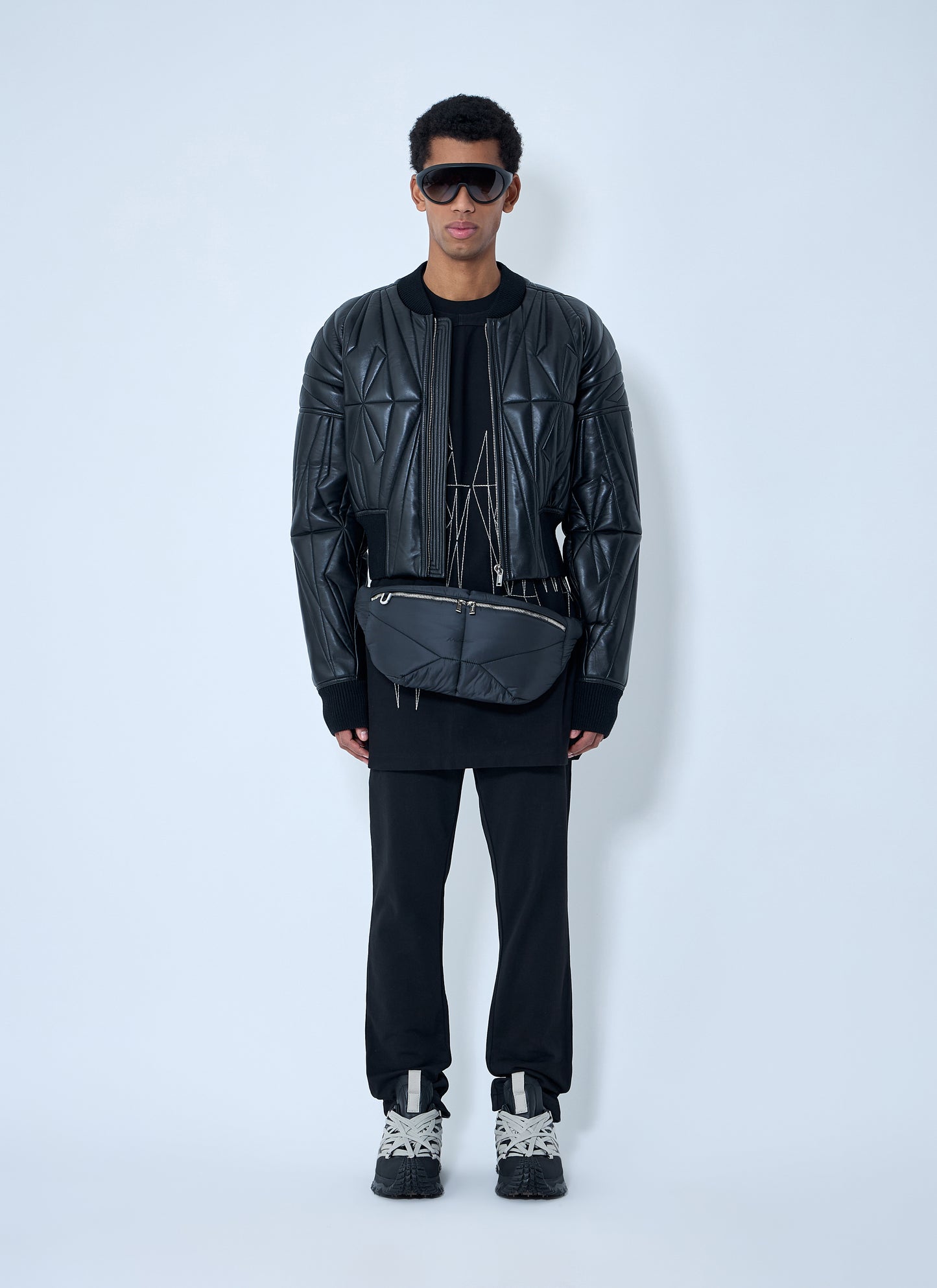 Moncler + Rick Owens Women Geocamo Cropped Quilted Bomber Jacket MONCLER