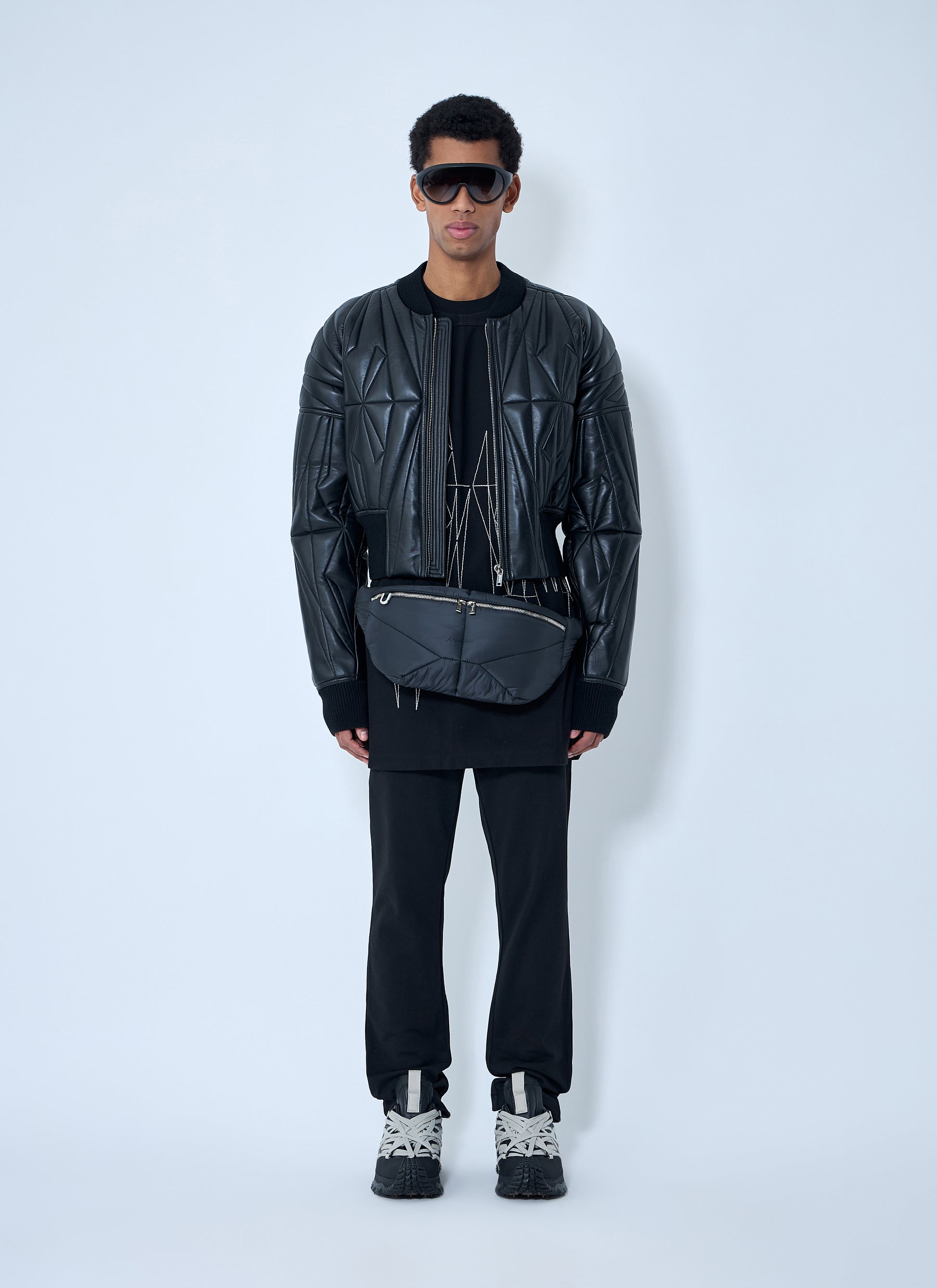Moncler + Rick Owens Women Geocamo Cropped Quilted Bomber Jacket MONCLER