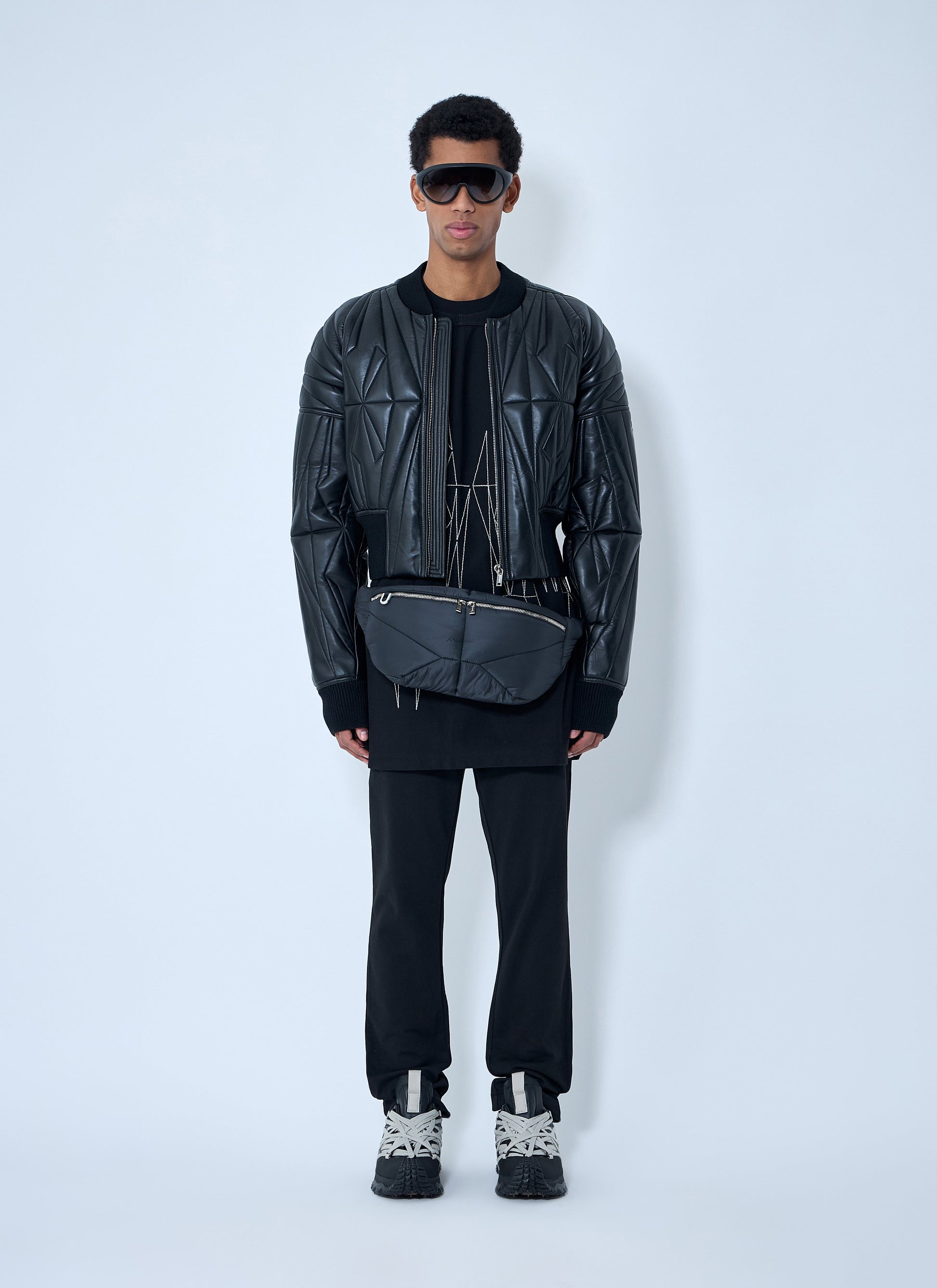 Moncler + Rick Owens Men Geocamo Cropped Quilted Bomber Jacket MONCLER