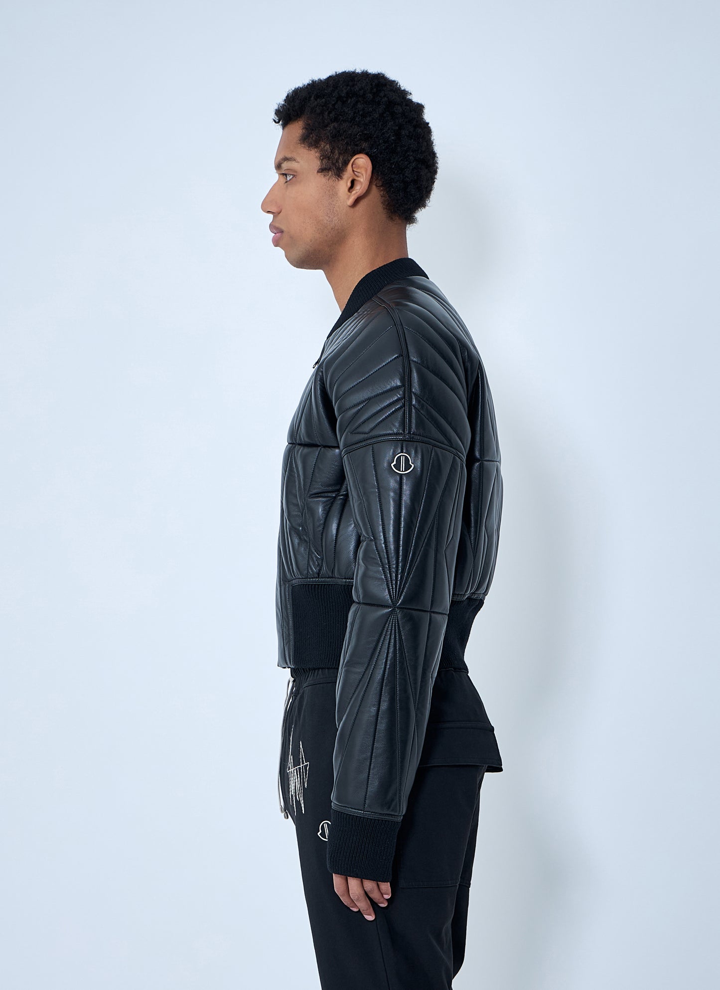 Moncler + Rick Owens Women Geocamo Cropped Quilted Bomber Jacket MONCLER