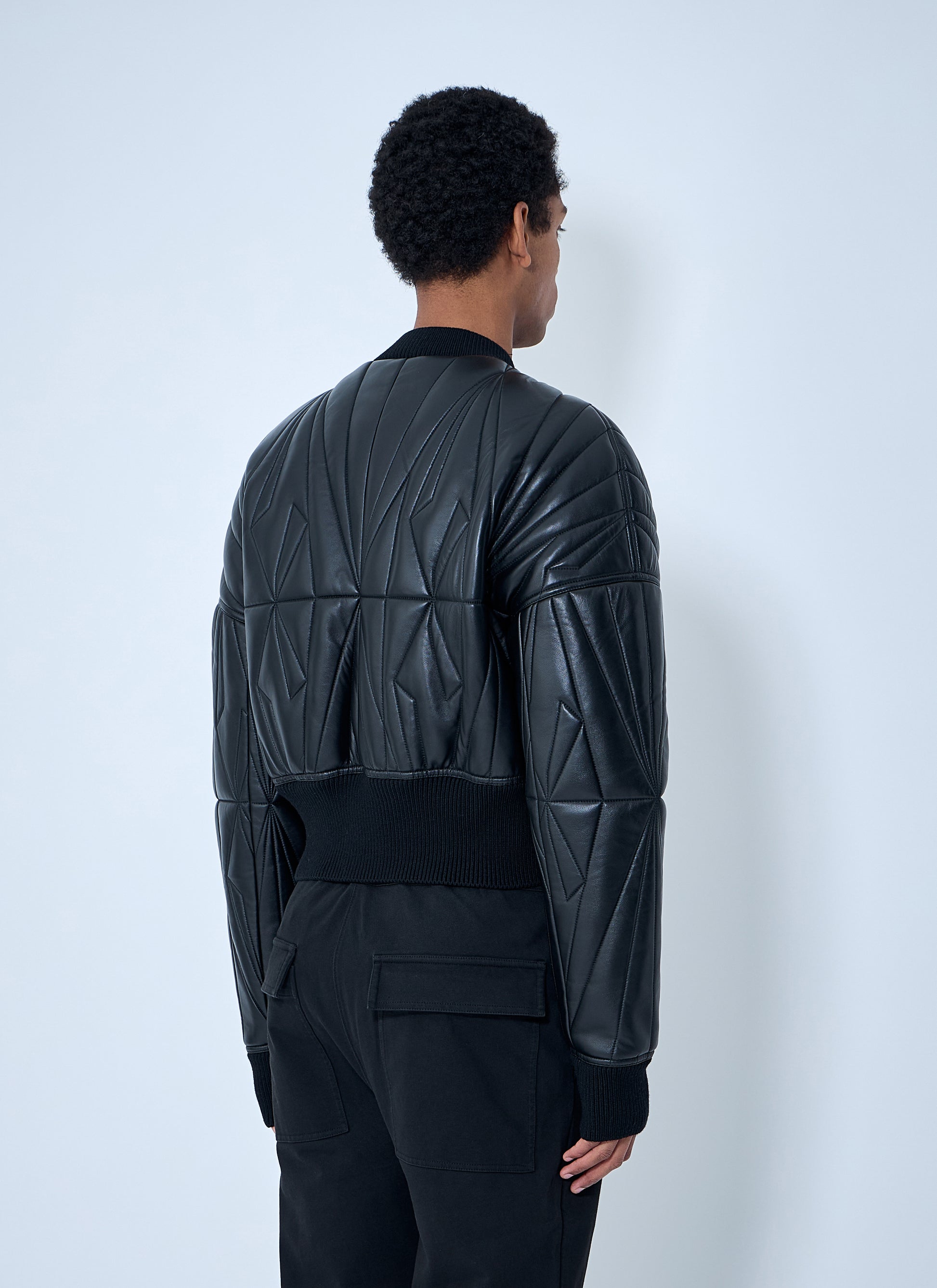 Moncler + Rick Owens Women Geocamo Cropped Quilted Bomber Jacket MONCLER