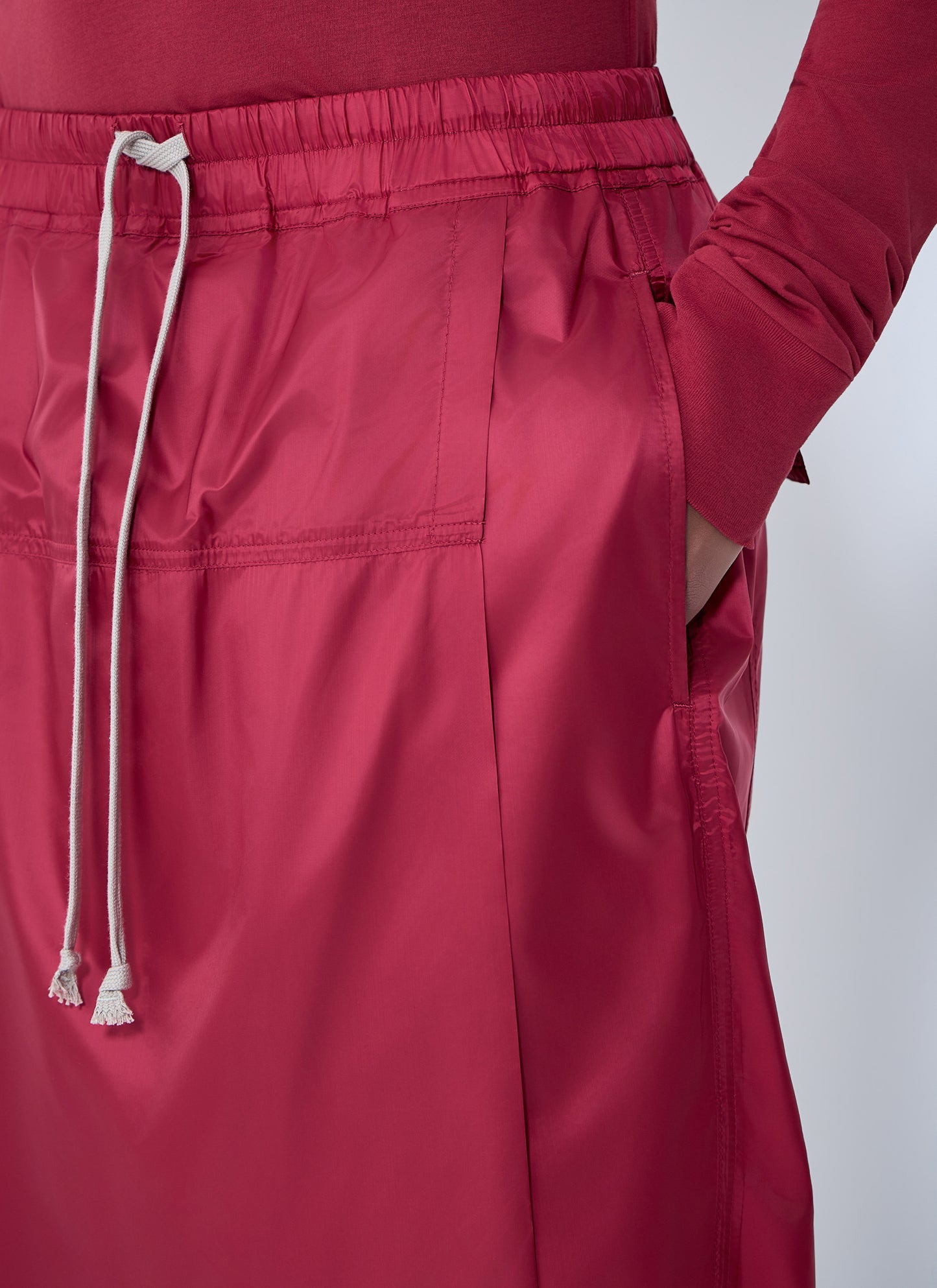 Moncler + Rick Owens Men Drawstring Midi Kilt Shorts MONCLER