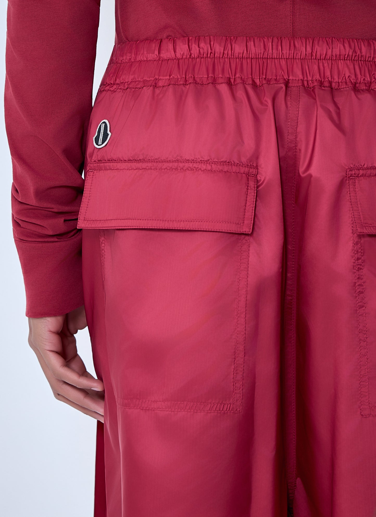 Moncler + Rick Owens Men Drawstring Midi Kilt Shorts MONCLER