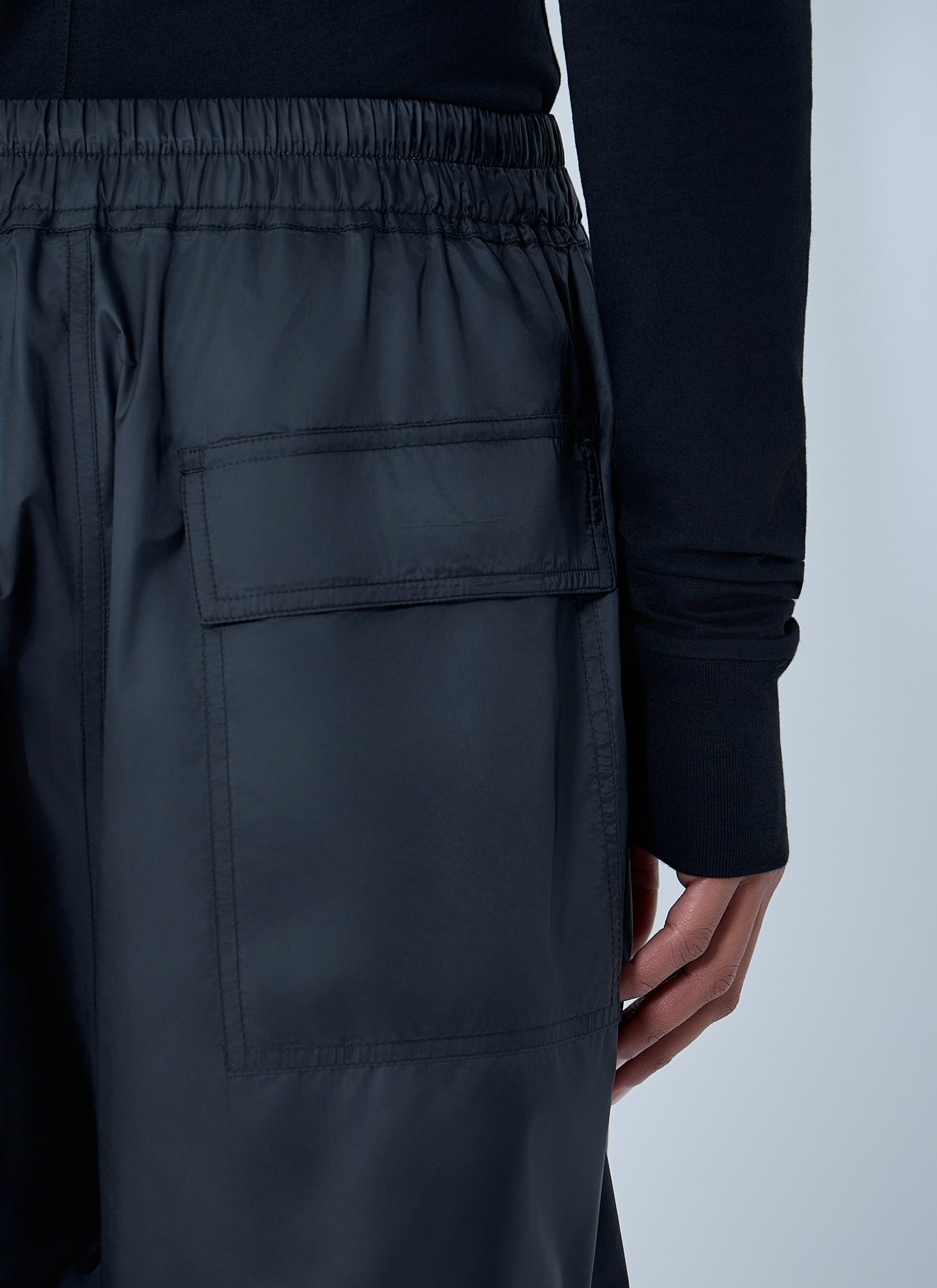 Moncler + Rick Owens Men Drawstring Midi Kilt Shorts MONCLER