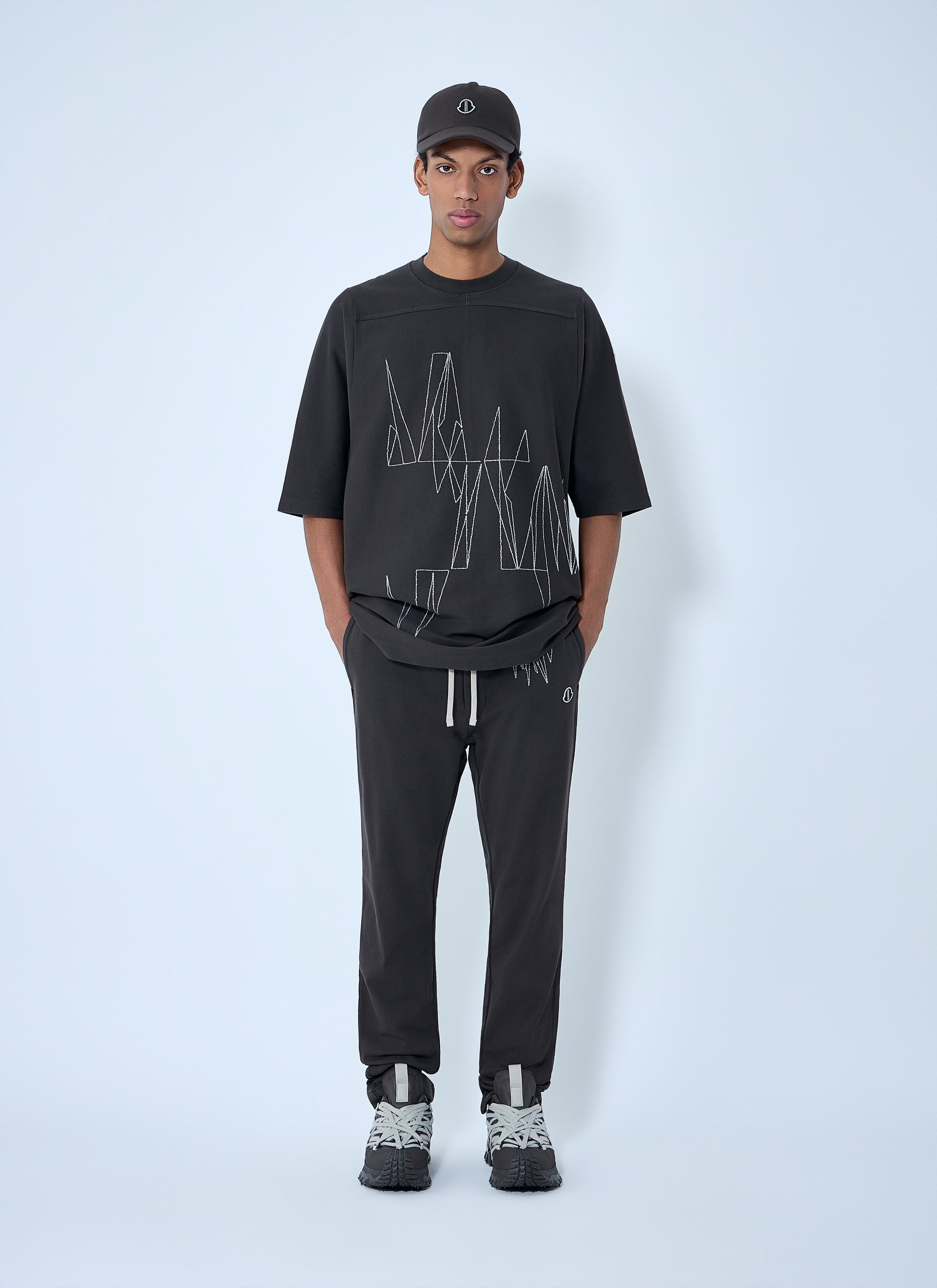 Moncler + Rick Owens Women Elasticated Waist Drawstring Pants MONCLER