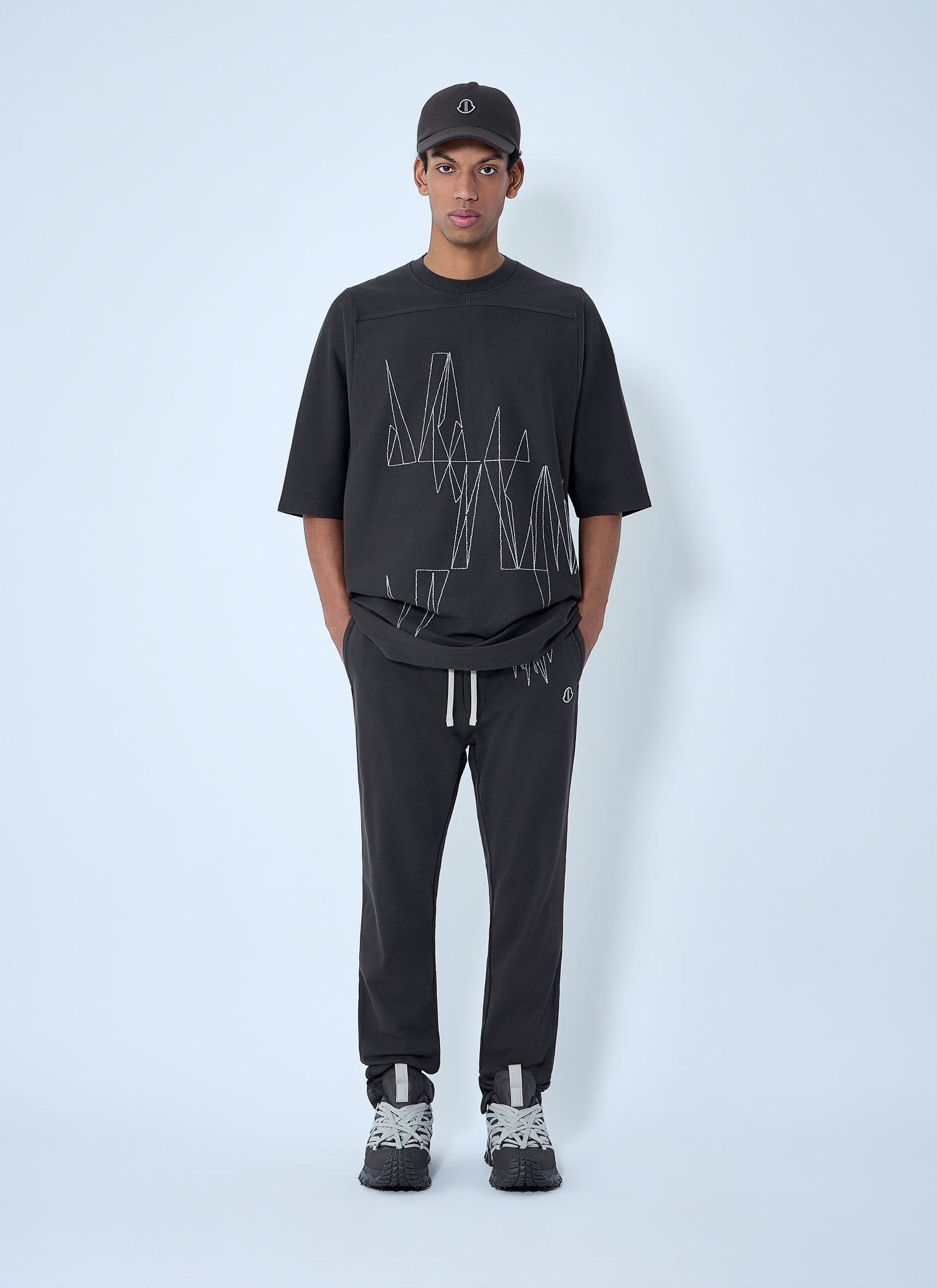 Moncler + Rick Owens Men Elasticated Waist Drawstring Pants MONCLER