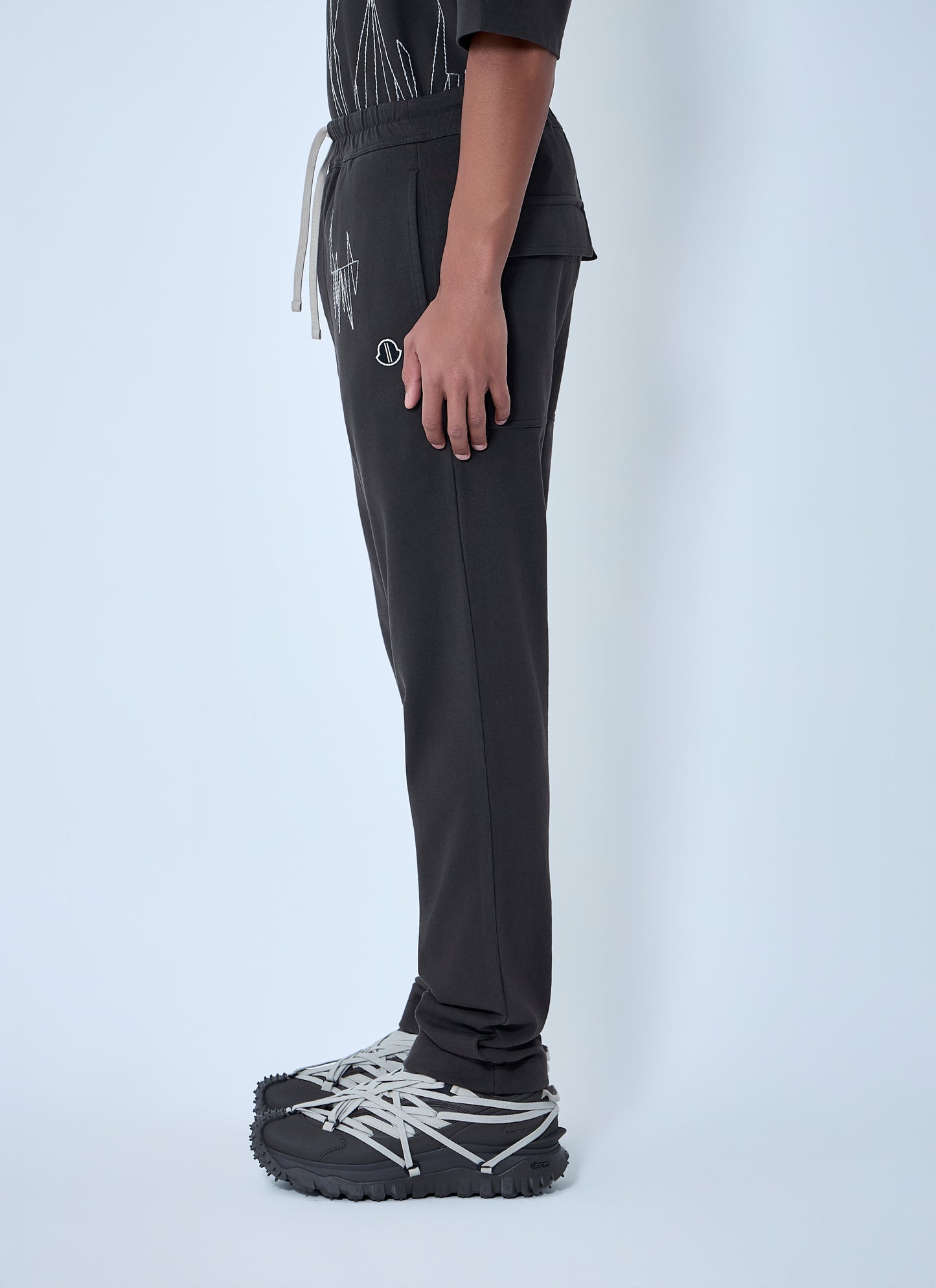 Moncler + Rick Owens Women Elasticated Waist Drawstring Pants MONCLER