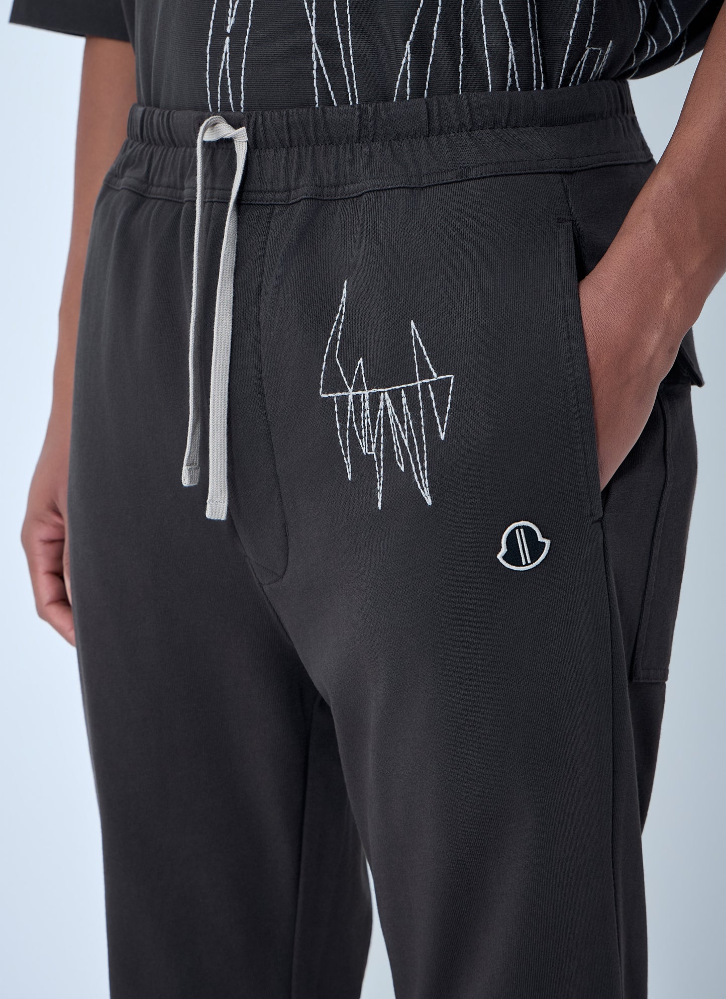 Moncler + Rick Owens Women Elasticated Waist Drawstring Pants MONCLER