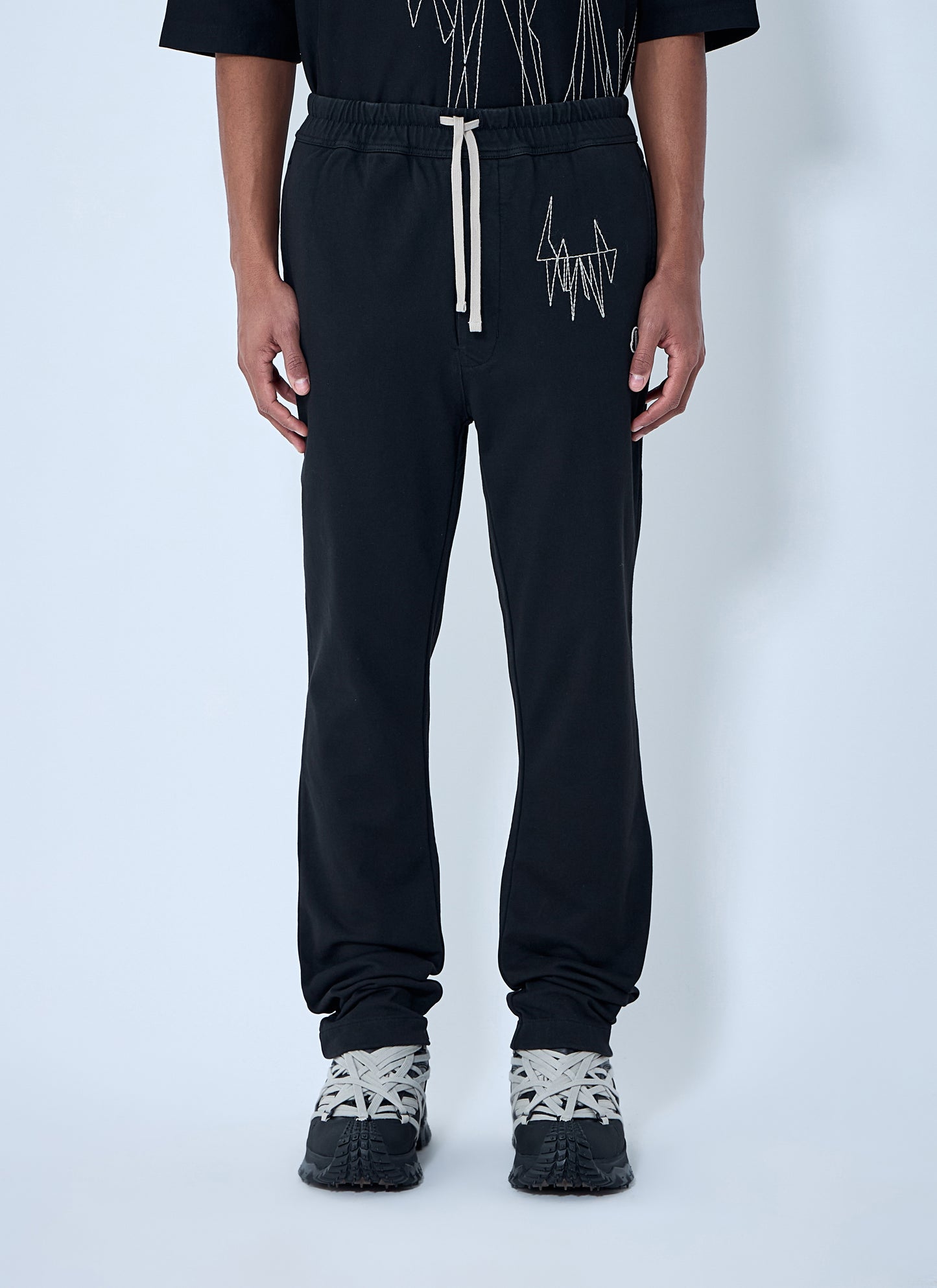 Moncler + Rick Owens Men Elasticated Waist Drawstring Pants MONCLER