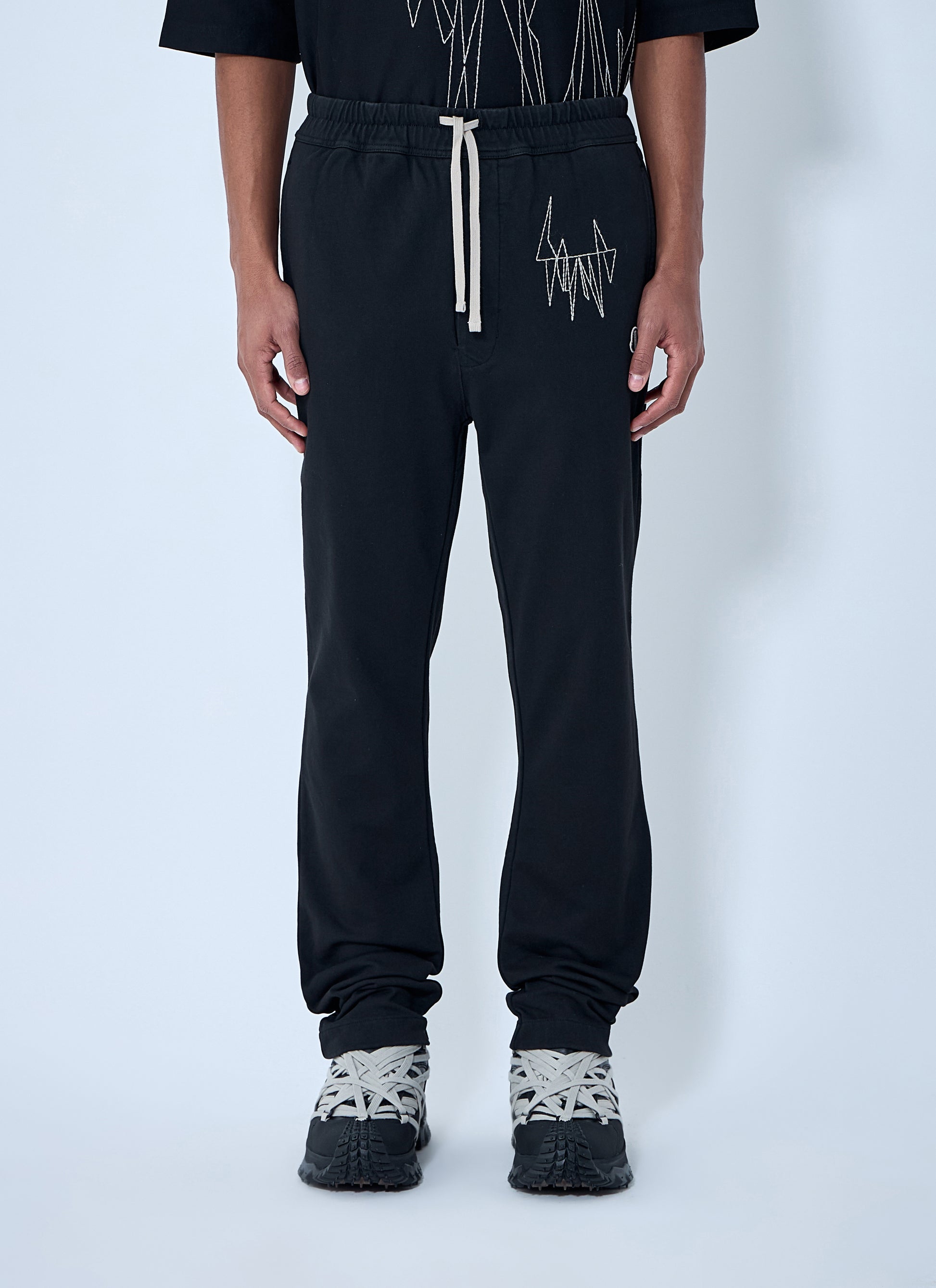 Moncler + Rick Owens Men Elasticated Waist Drawstring Pants MONCLER