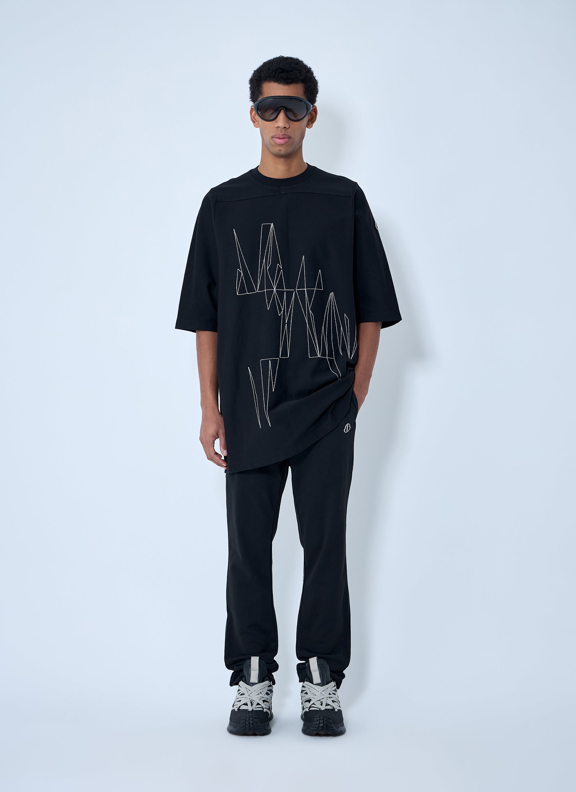 Moncler + Rick Owens Men Elasticated Waist Drawstring Pants MONCLER