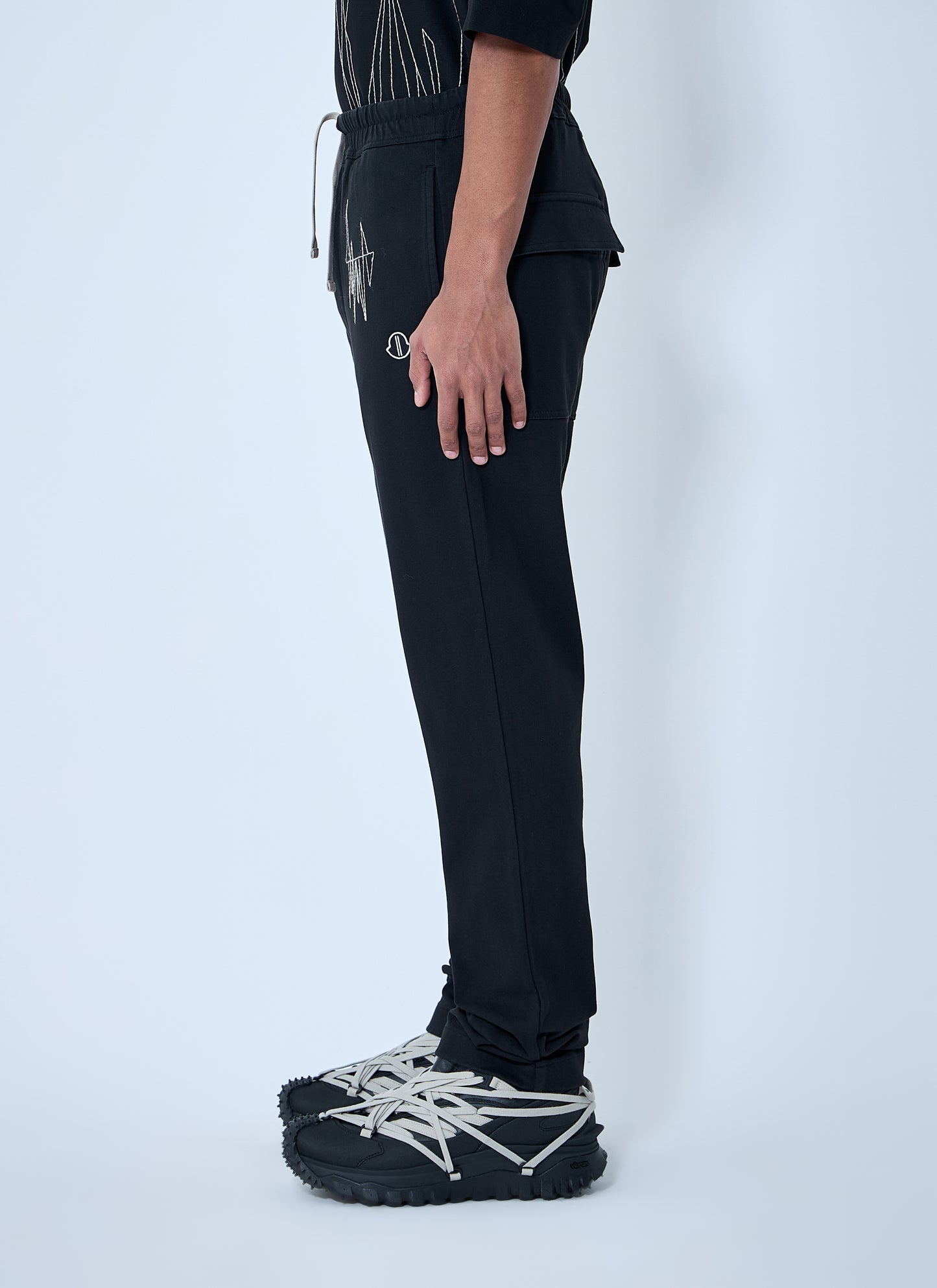 Moncler + Rick Owens Men Elasticated Waist Drawstring Pants MONCLER