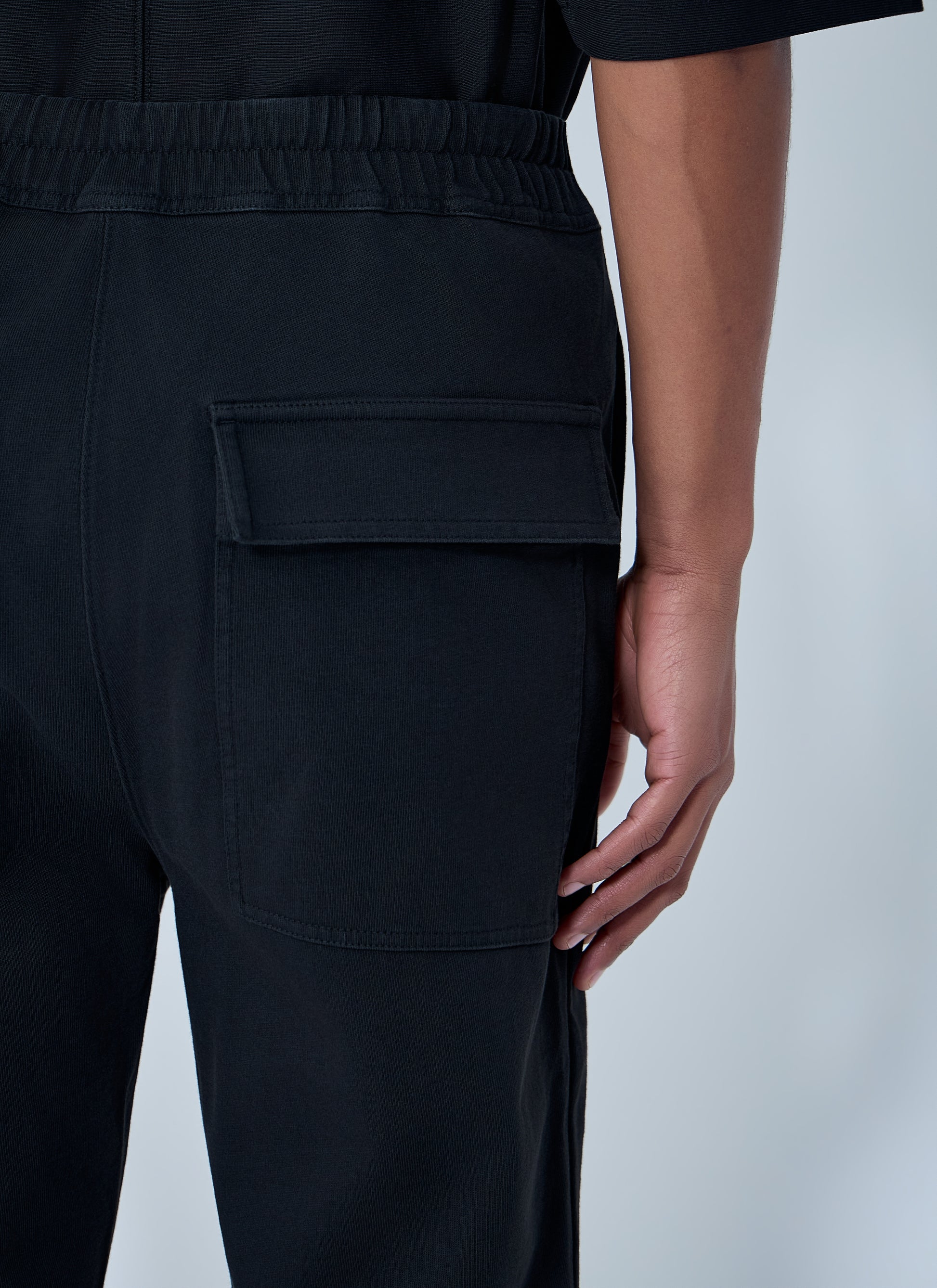 Moncler + Rick Owens Men Elasticated Waist Drawstring Pants MONCLER