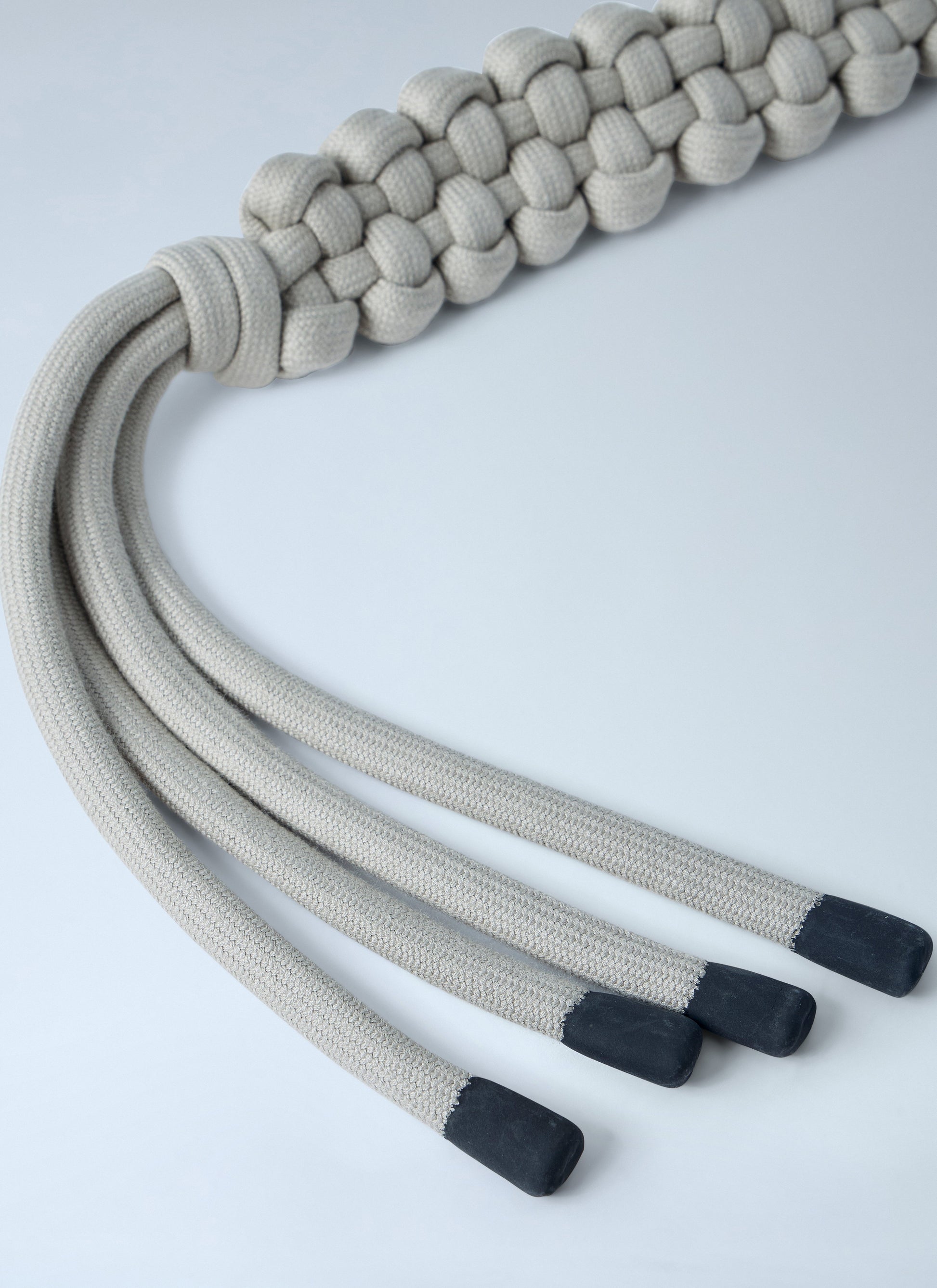 Moncler X Rick Owens Men Braided Rope Keychain MONCLER X RICK OWENS
