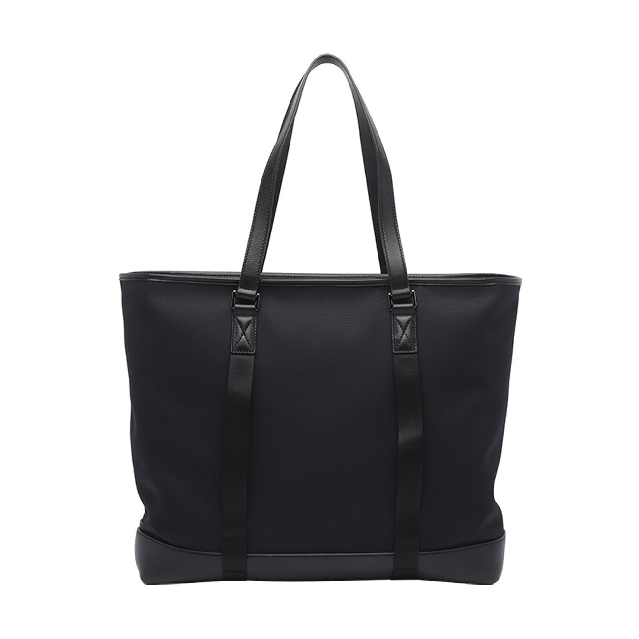Tod's Men Medium Fabric And Leather Shopping Bag With Logo TOD'S