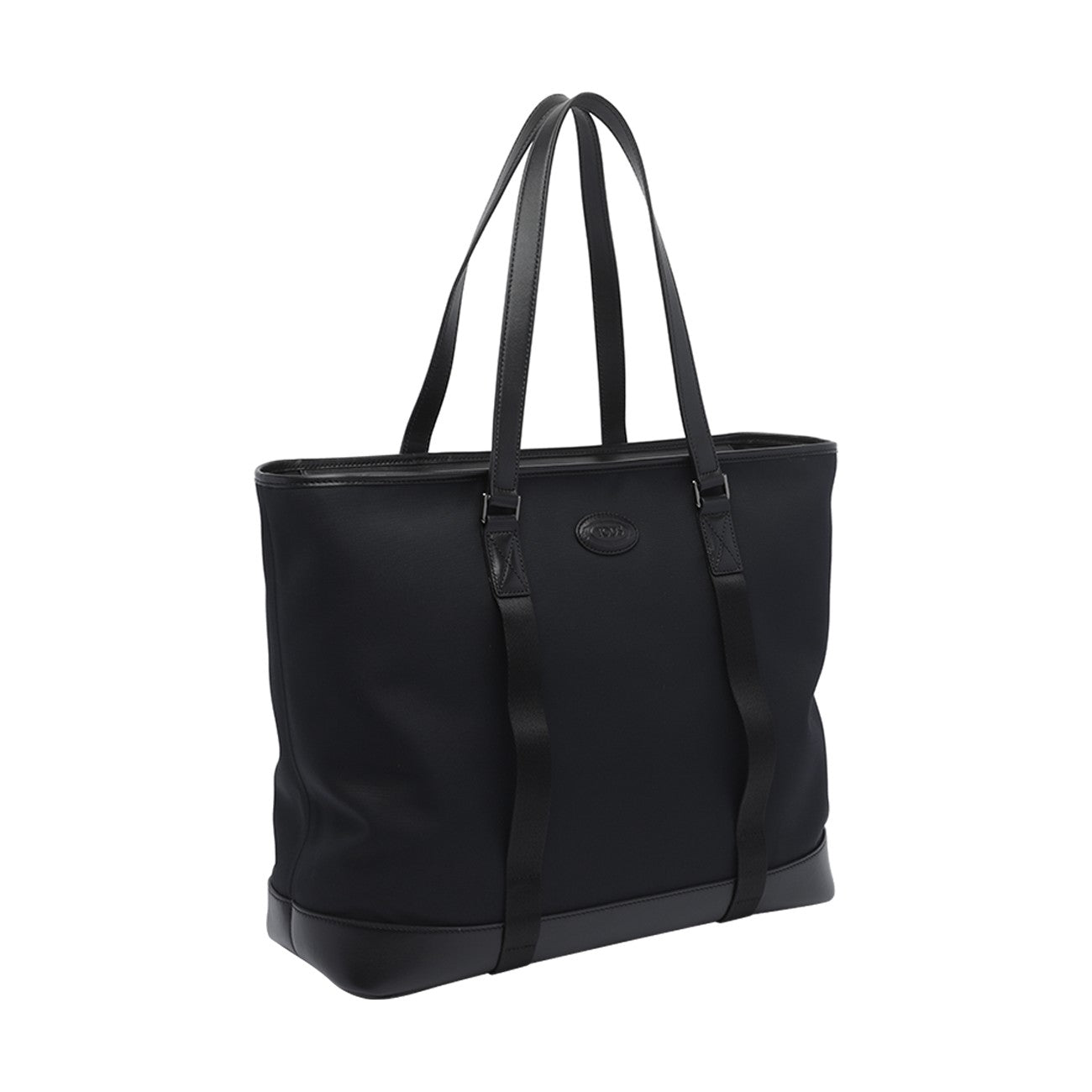 Tod's Men Medium Fabric And Leather Shopping Bag With Logo TOD'S