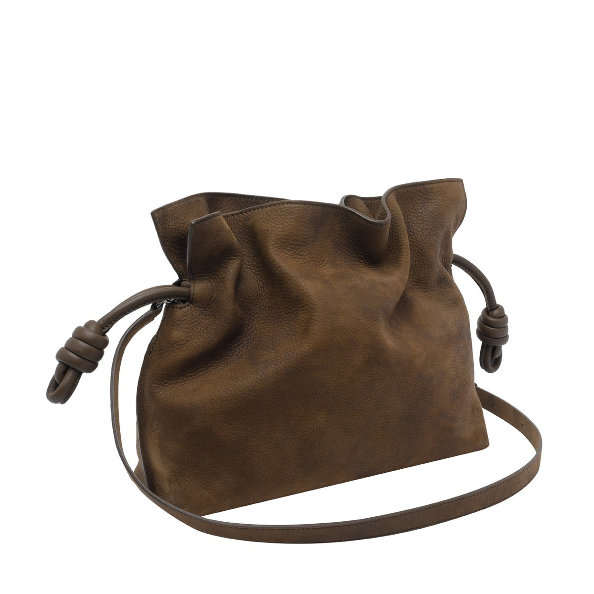 Loewe Women Medium Flamenco Nabuk Clutch LOEWE