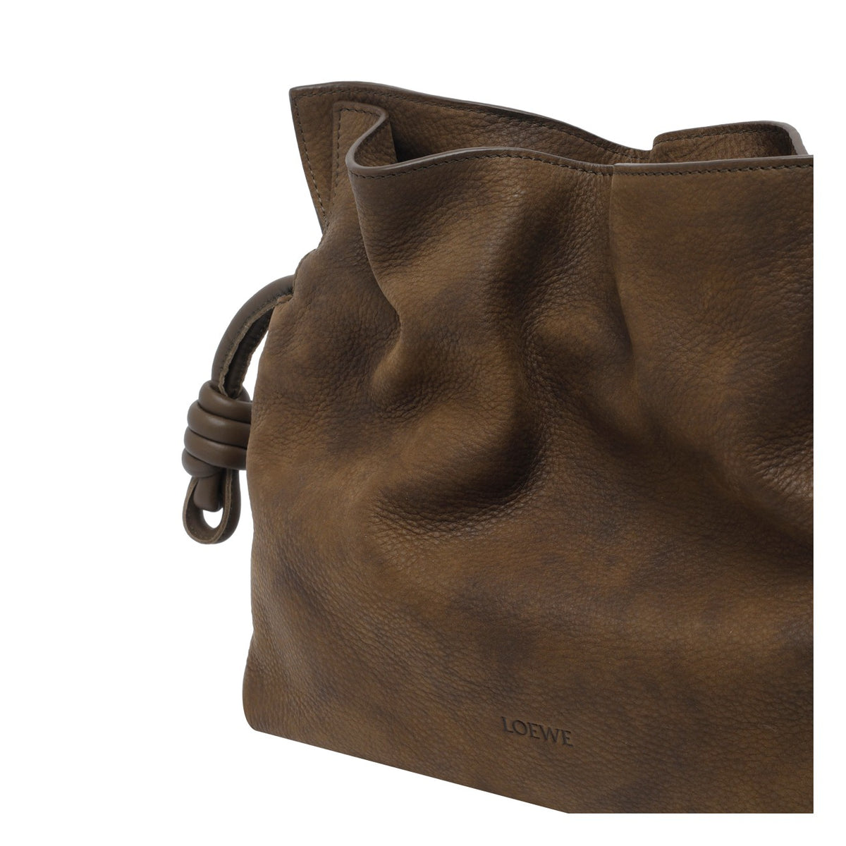 Loewe Women Medium Flamenco Nabuk Clutch LOEWE