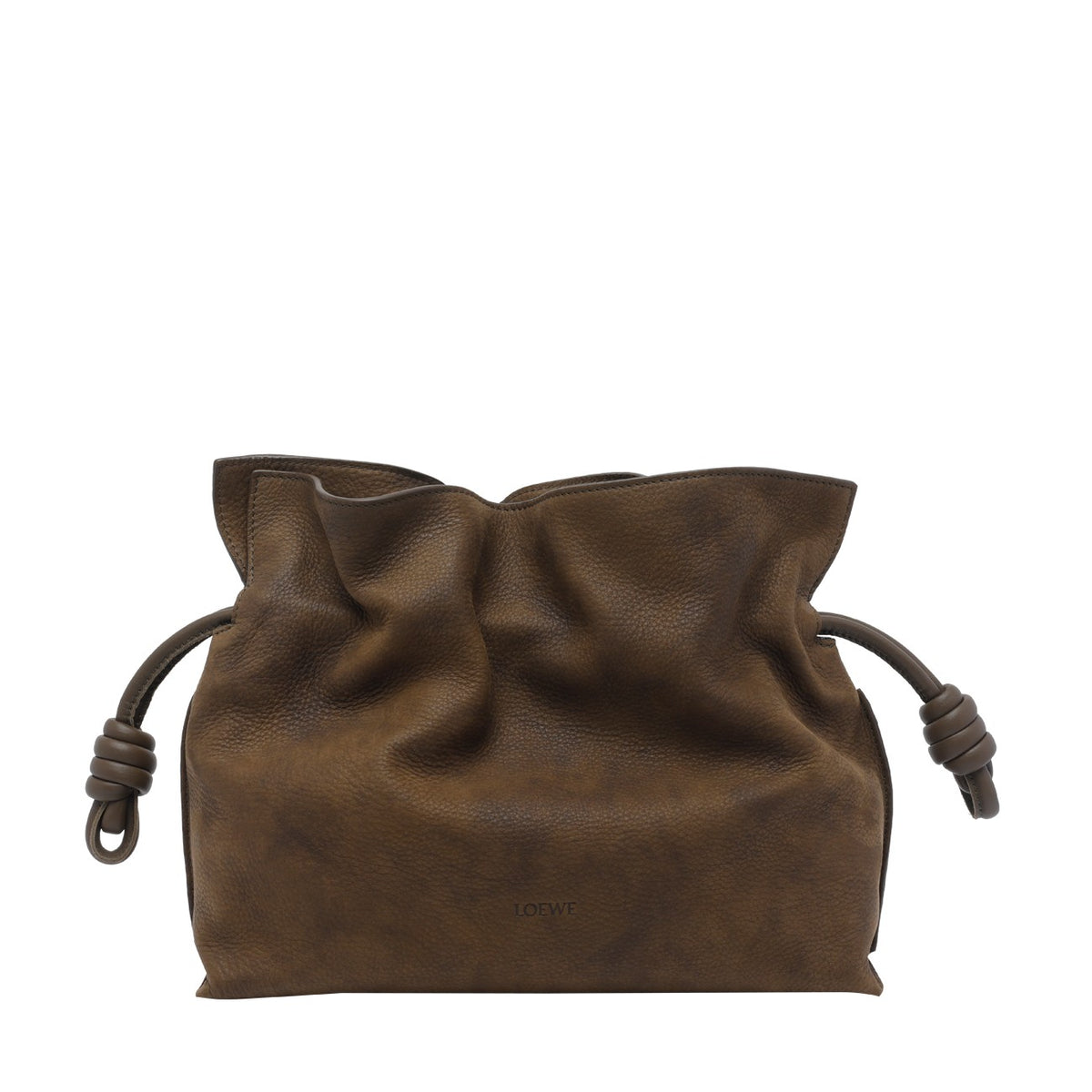 Loewe Women Medium Flamenco Nabuk Clutch LOEWE