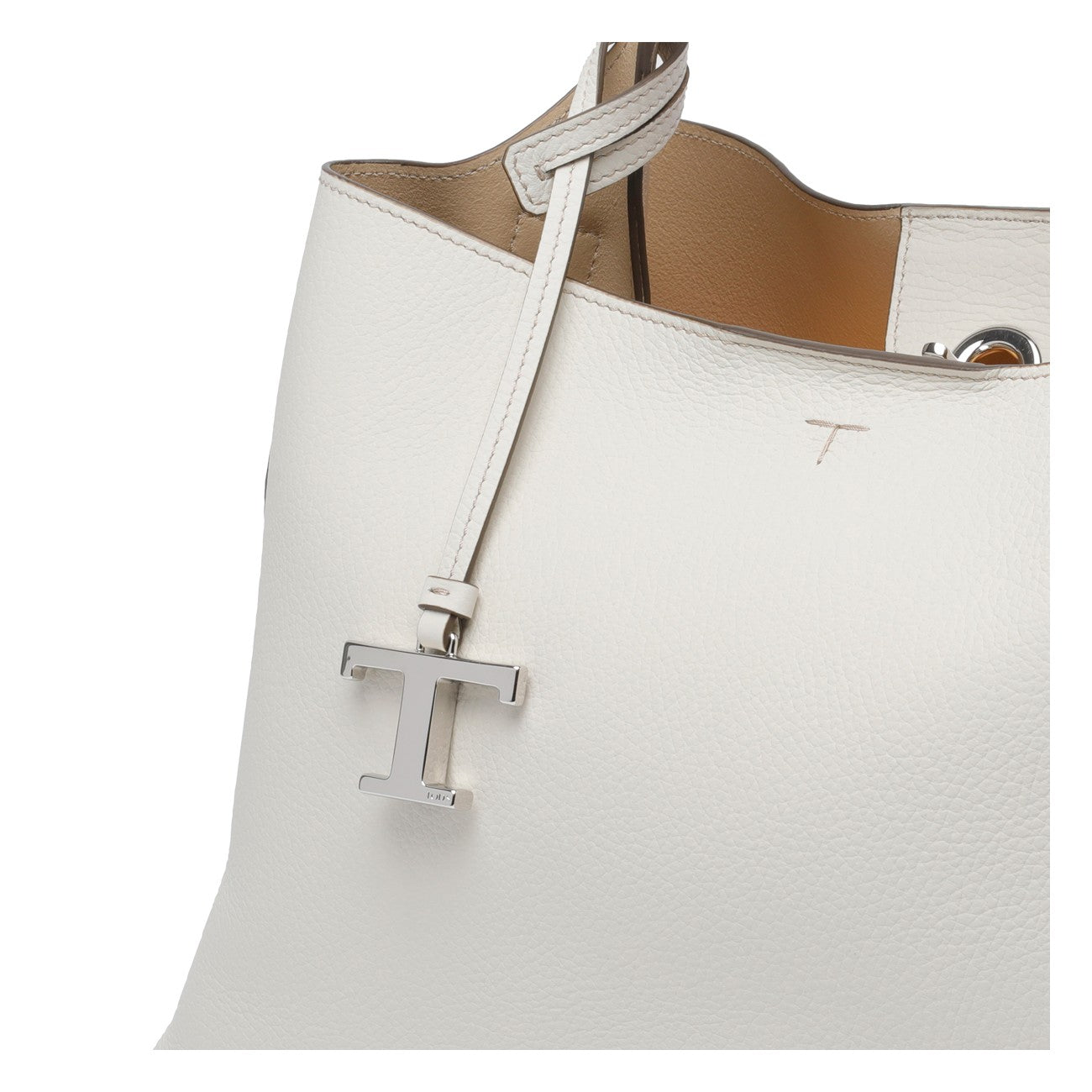 Tod's Women Medium Leather Handbag With T Timeless Charm TOD'S