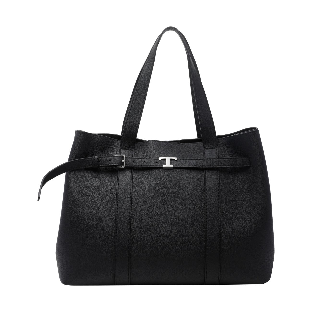 Tod's Men Medium Leather Hobo Bag With T Timeless Logo TOD'S