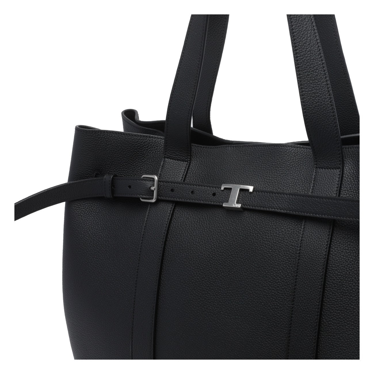 Tod's Men Medium Leather Hobo Bag With T Timeless Logo TOD'S