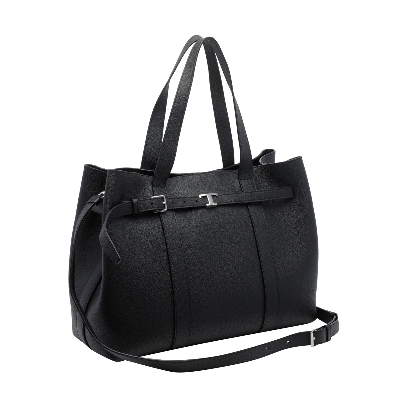 Tod's Men Medium Leather Hobo Bag With T Timeless Logo TOD'S