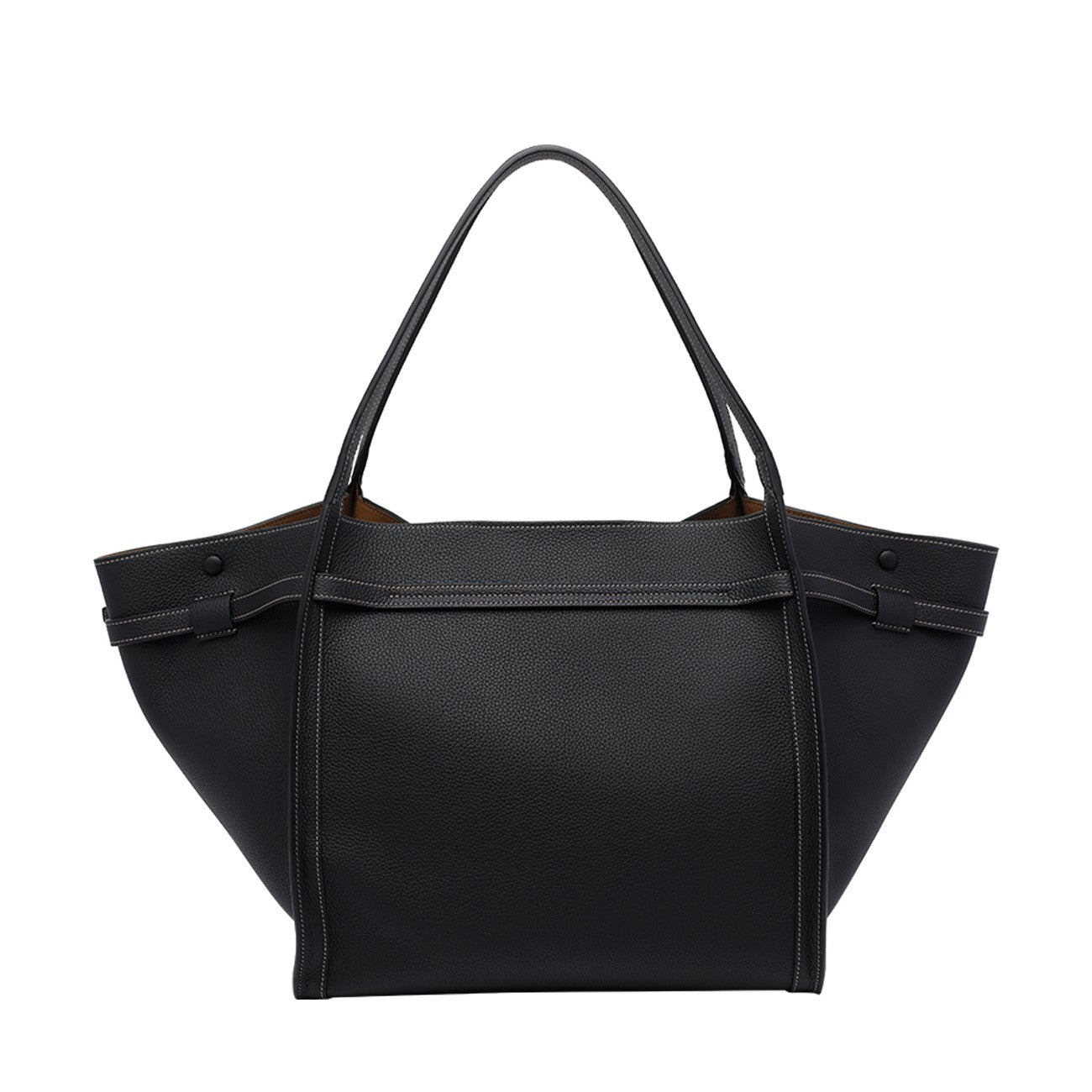 Tod's Women Medium Leather Shopping Bag With T Timeless Logo TOD'S