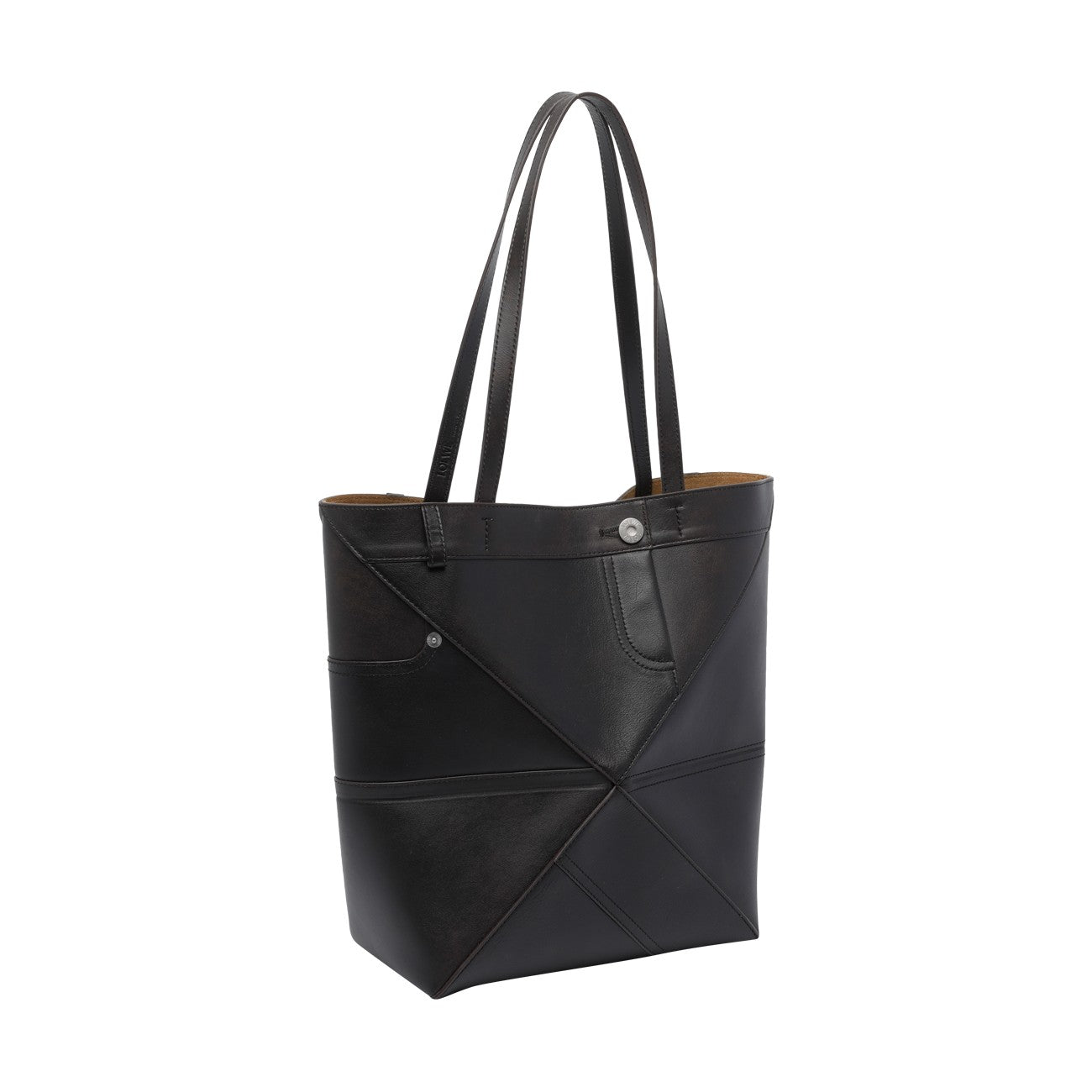 Loewe Women Medium Puzzle Fold Trousers Effect Tote Bag LOEWE