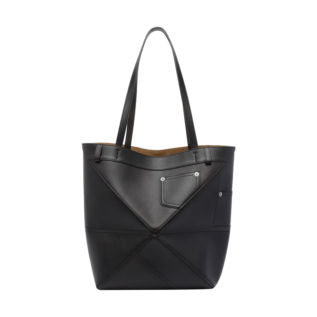 Loewe Women Medium Puzzle Fold Trousers Effect Tote Bag LOEWE