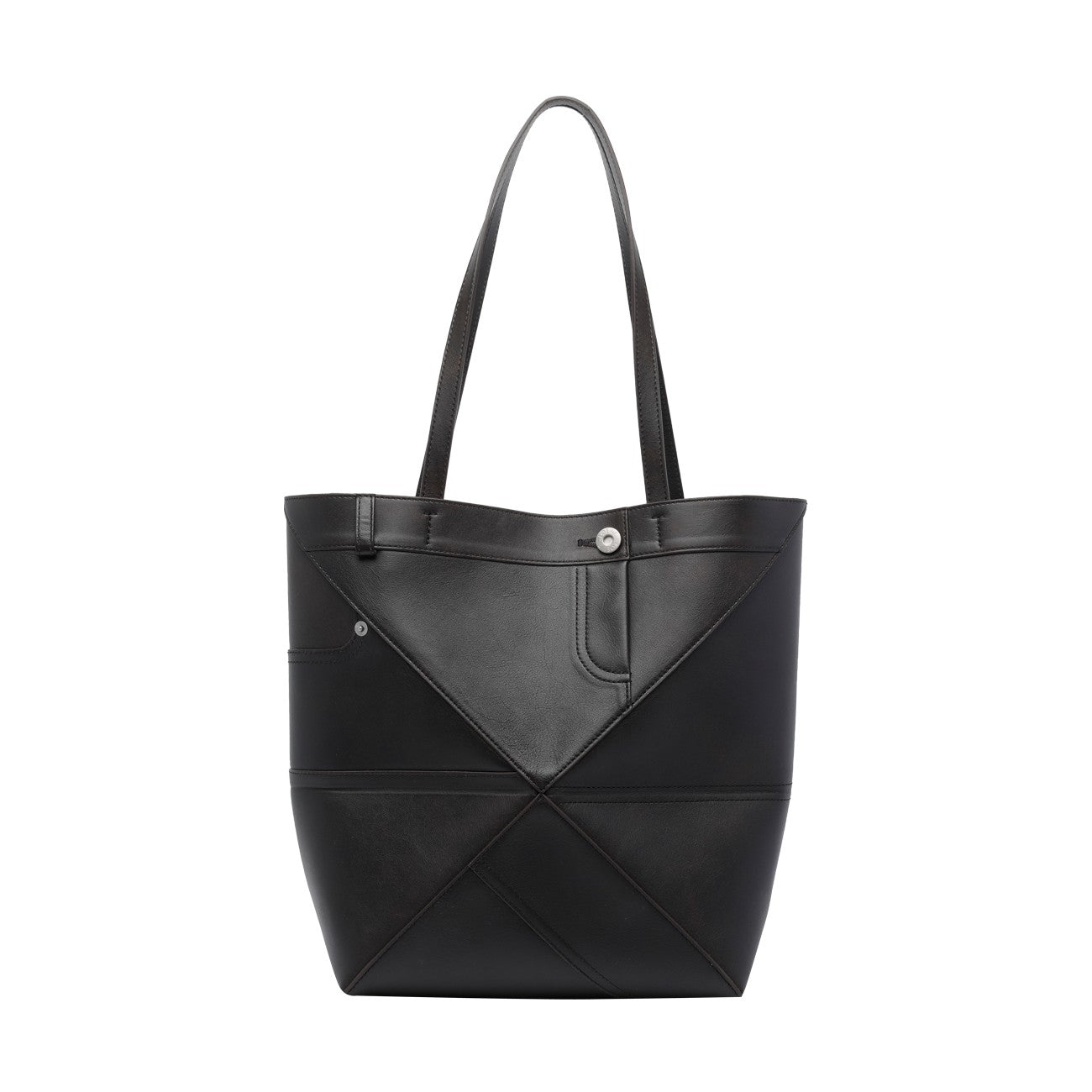 Loewe Women Medium Puzzle Fold Trousers Effect Tote Bag LOEWE