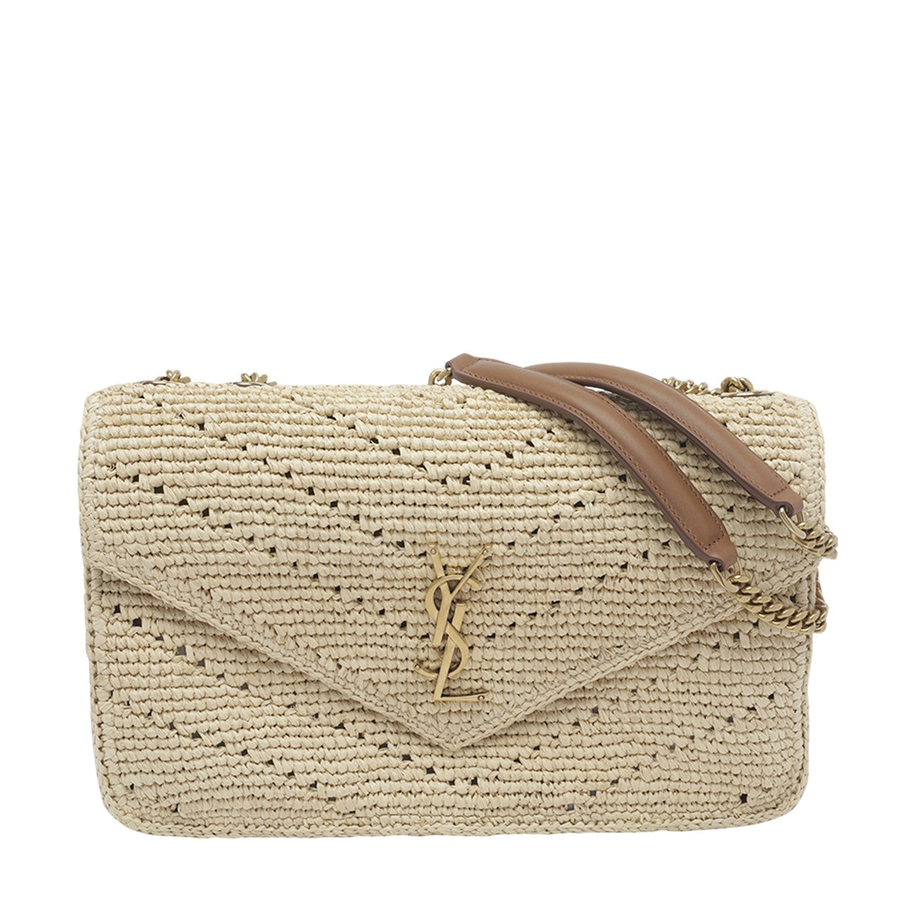Saint Laurent Women Medium Rafia Loulou Shoulder Bag SAINT LAURENT