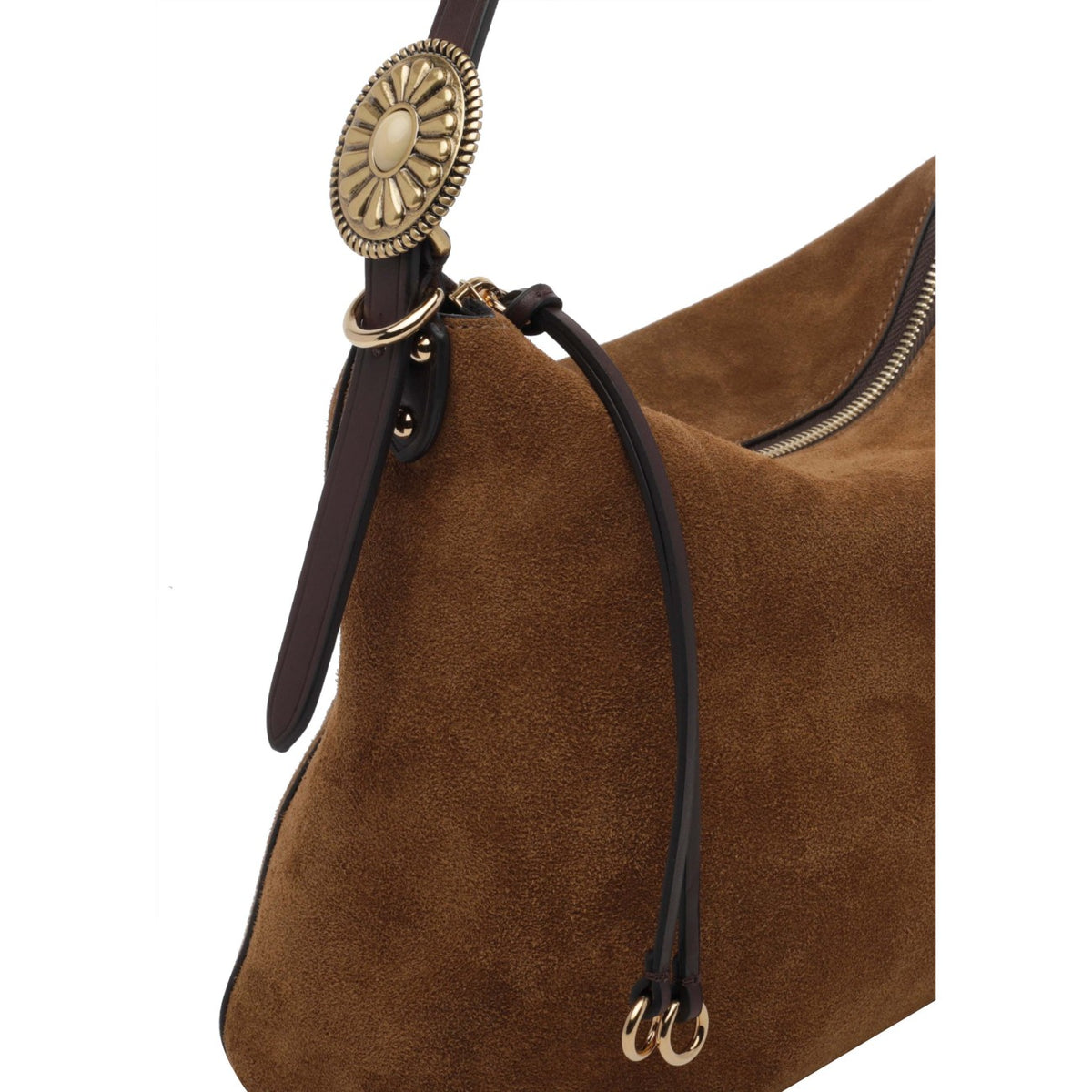 Etro Women Medium Rosette Suede Shoulder Bag ETRO