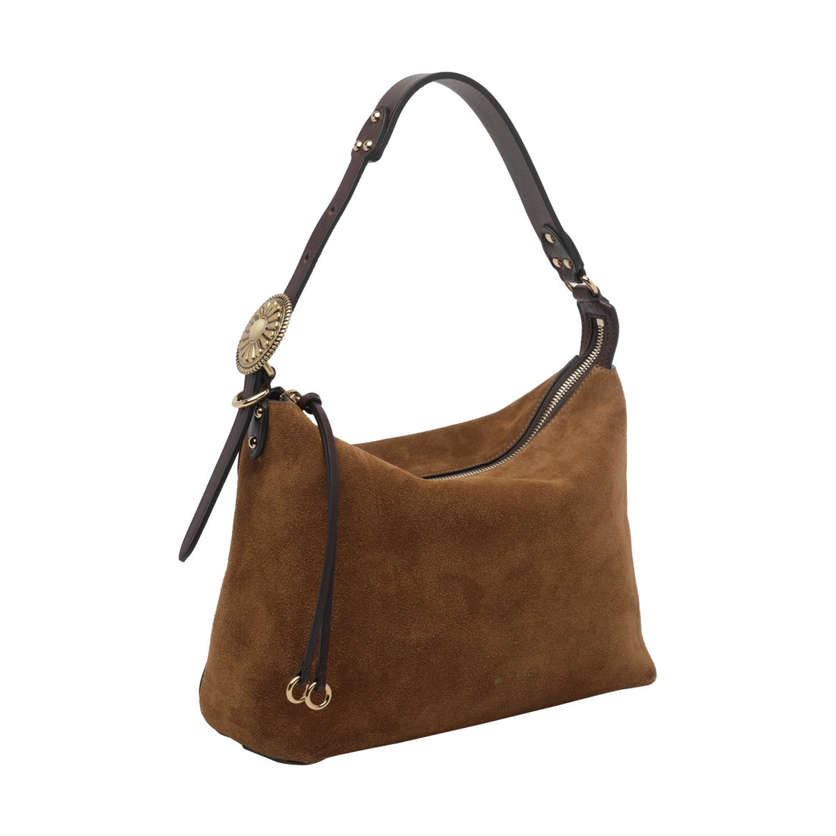 Etro Women Medium Rosette Suede Shoulder Bag ETRO