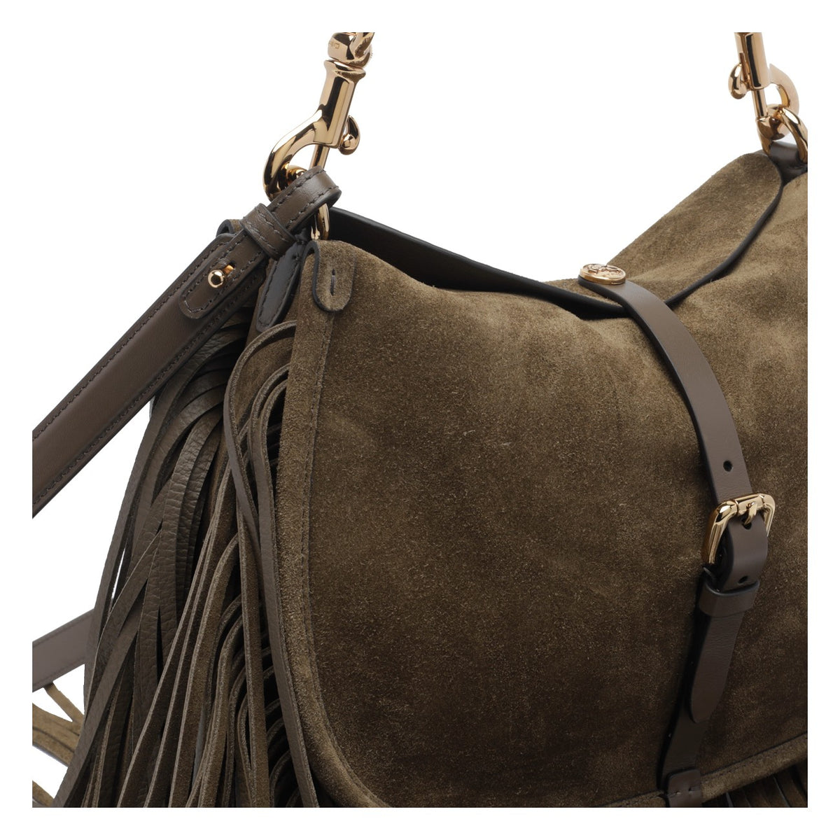 Etro Women Medium Suede Pony Shoulder Bag ETRO