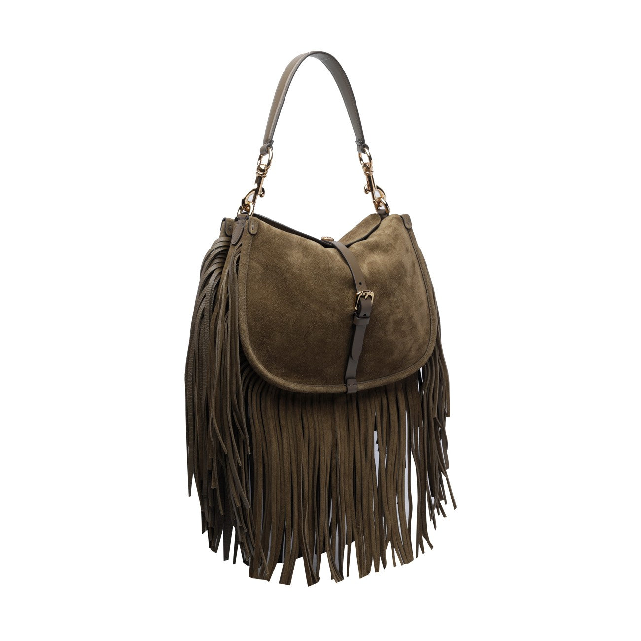 Etro Women Medium Suede Pony Shoulder Bag ETRO