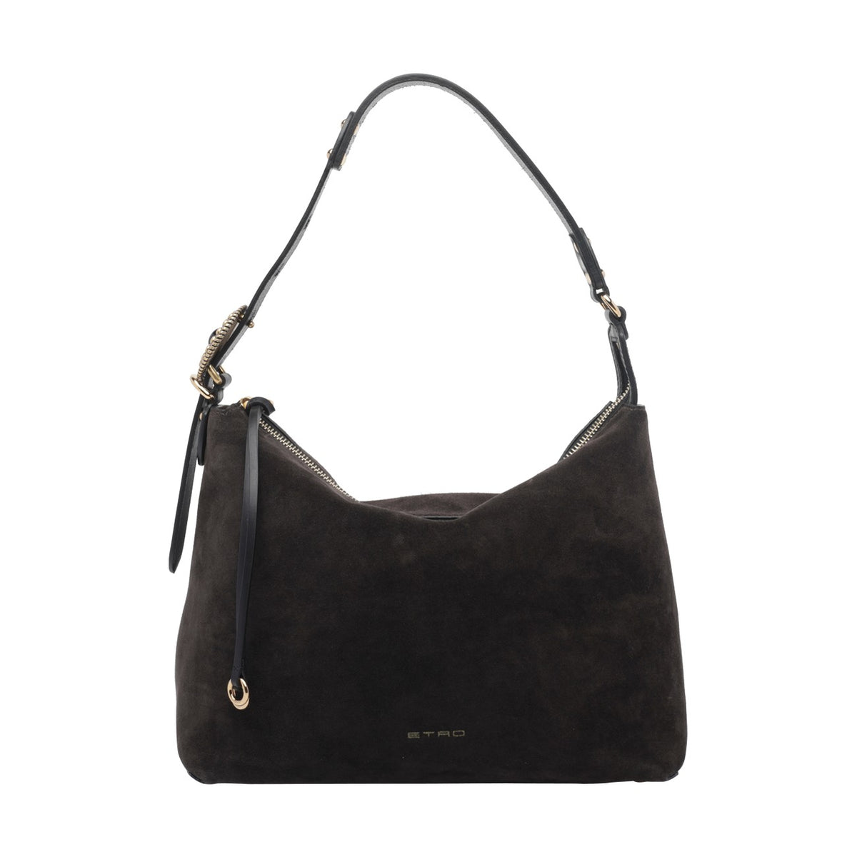 Etro Women Medium Suede Rosette Shoulder Bag ETRO