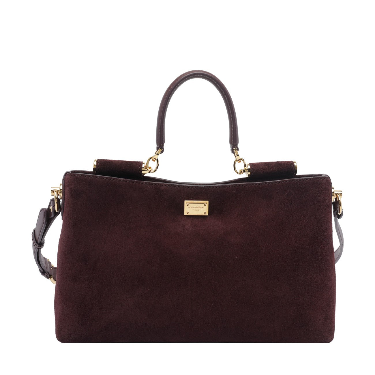 Dolce&Gabbana Women Medium Suede Vittoria Handbag DOLCE & GABBANA